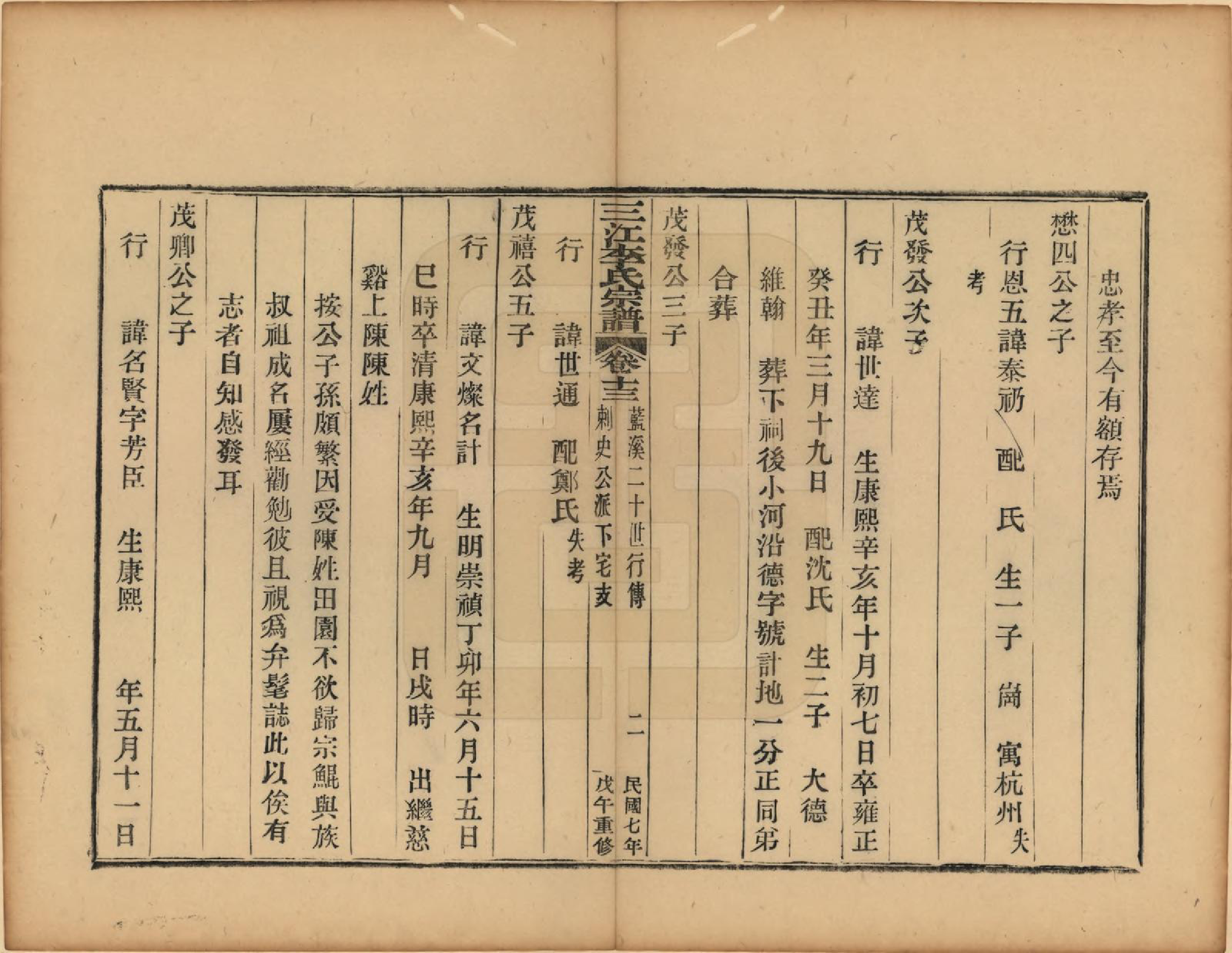 GTJP0818.李.浙江.三江李氏宗谱三十二卷首一卷末一卷.民国七年（1918）_013.pdf_第2页