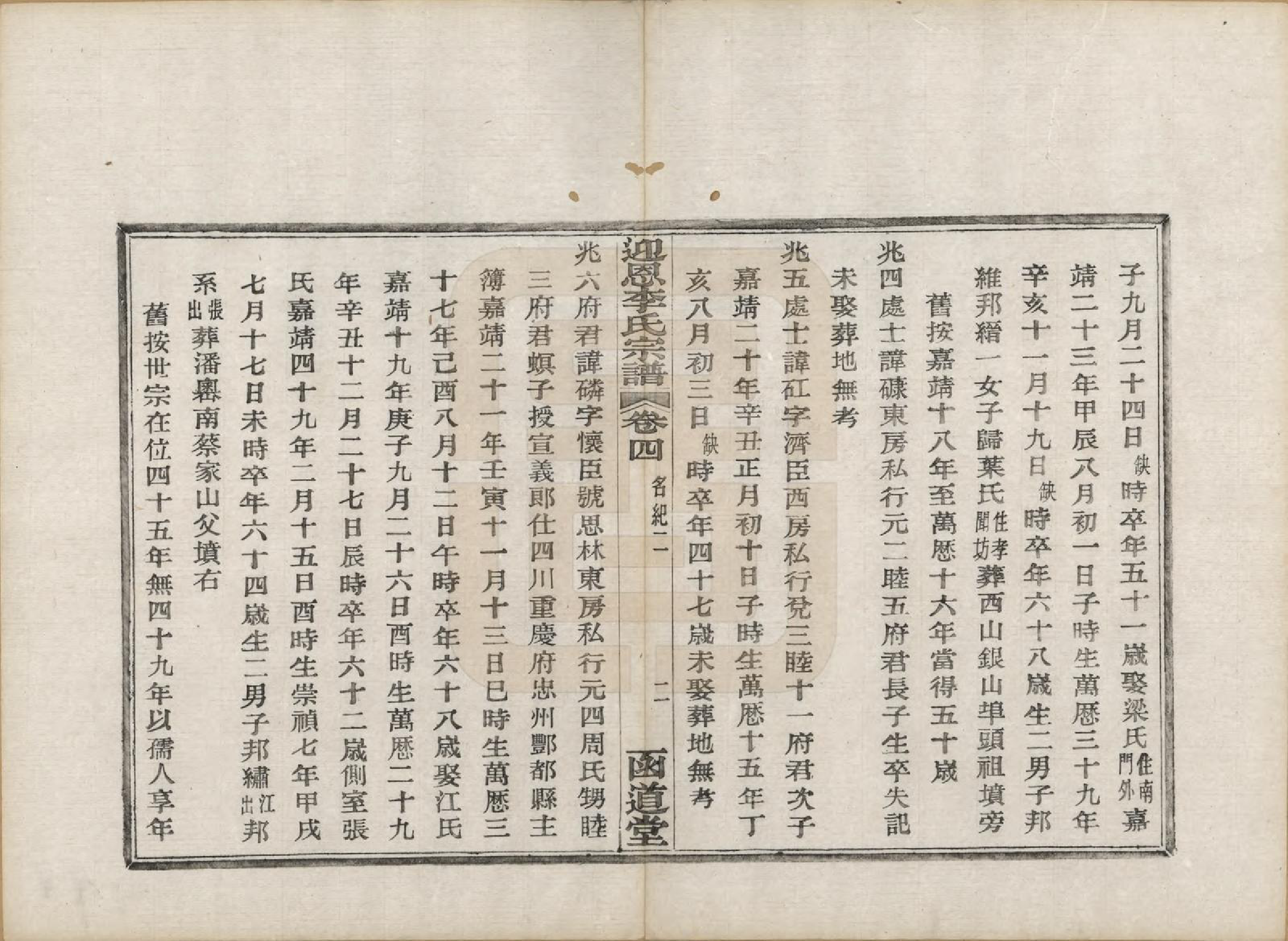 GTJP0827.李.浙江宁波.迎恩李氏宗谱二十卷首一卷.民国十六年（1927）_004.pdf_第2页