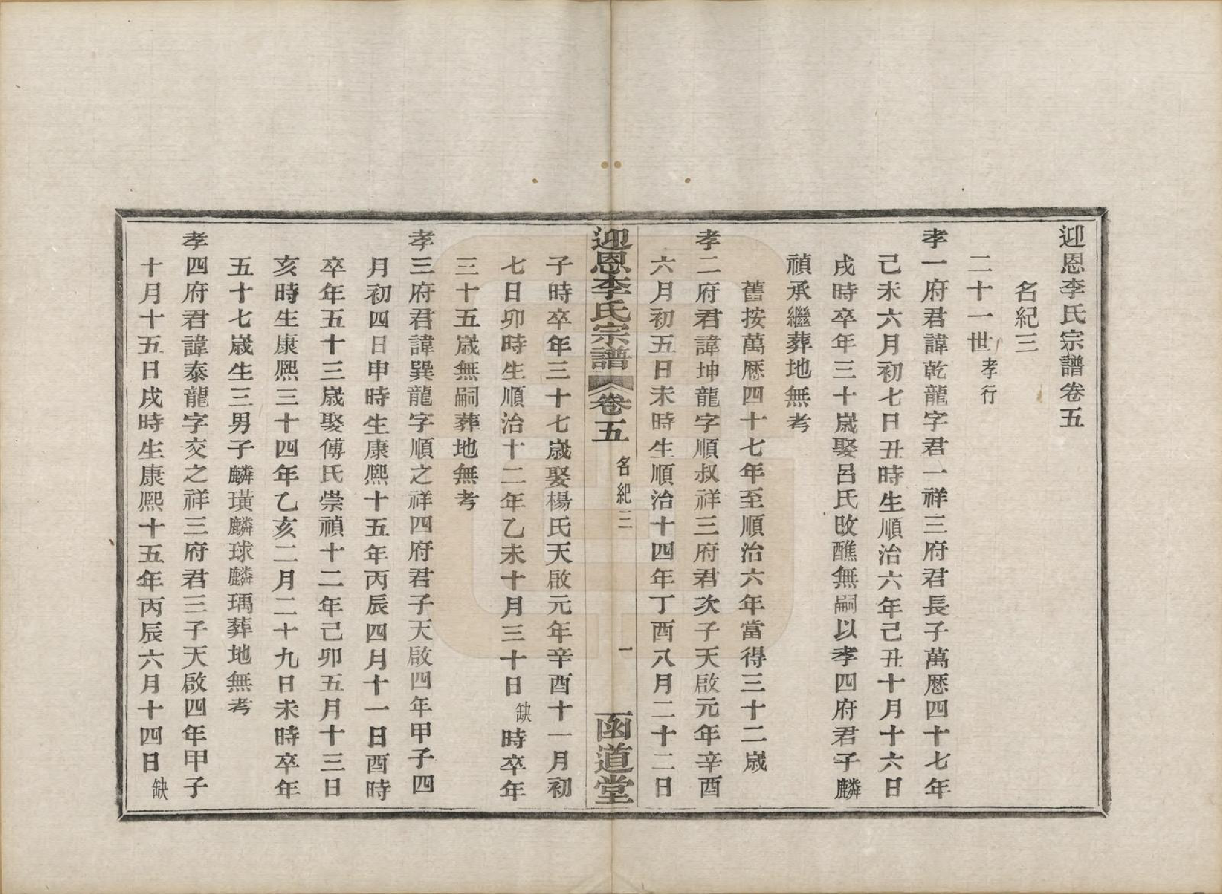 GTJP0827.李.浙江宁波.迎恩李氏宗谱二十卷首一卷.民国十六年（1927）_005.pdf_第1页