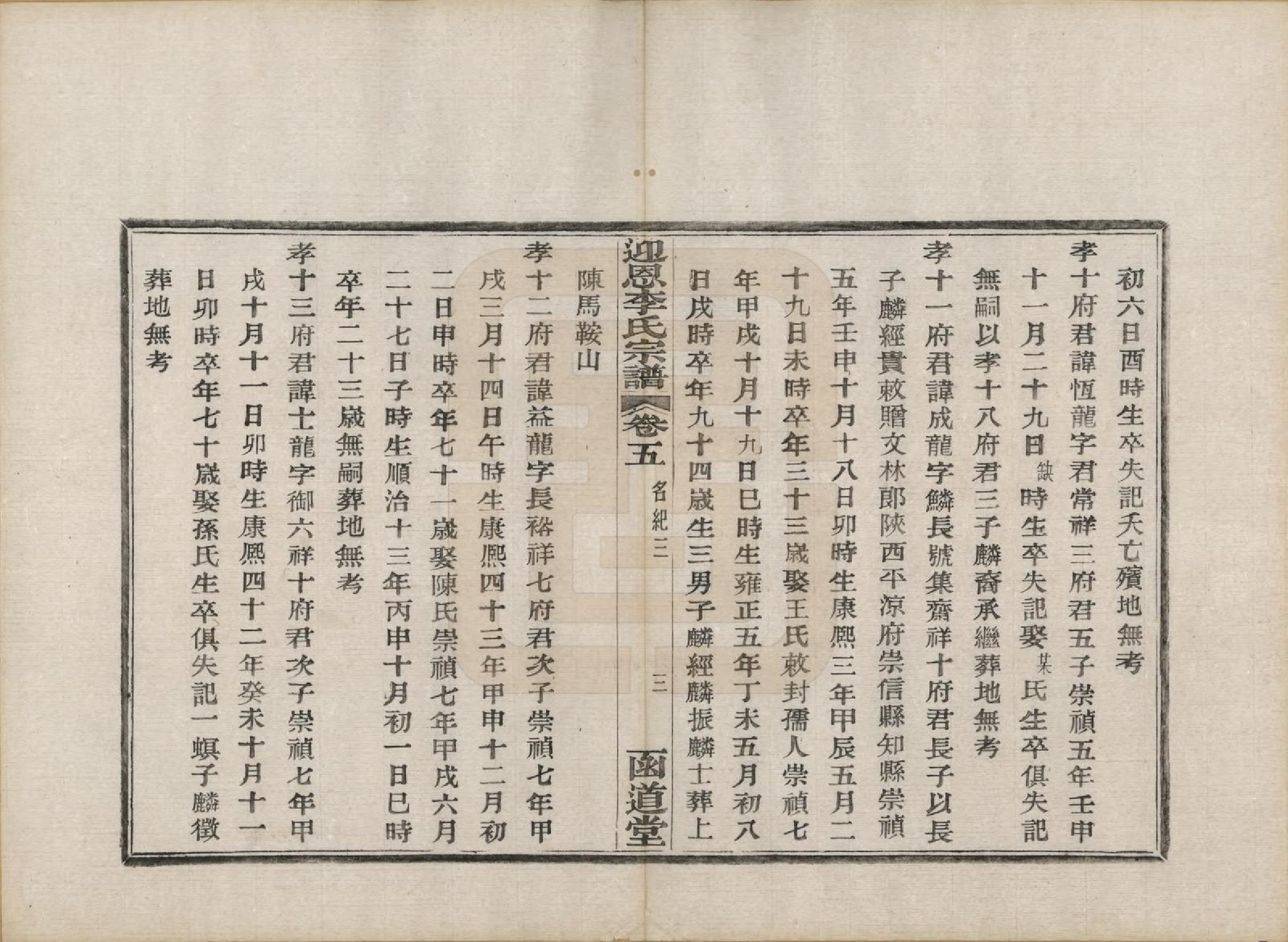 GTJP0827.李.浙江宁波.迎恩李氏宗谱二十卷首一卷.民国十六年（1927）_005.pdf_第3页