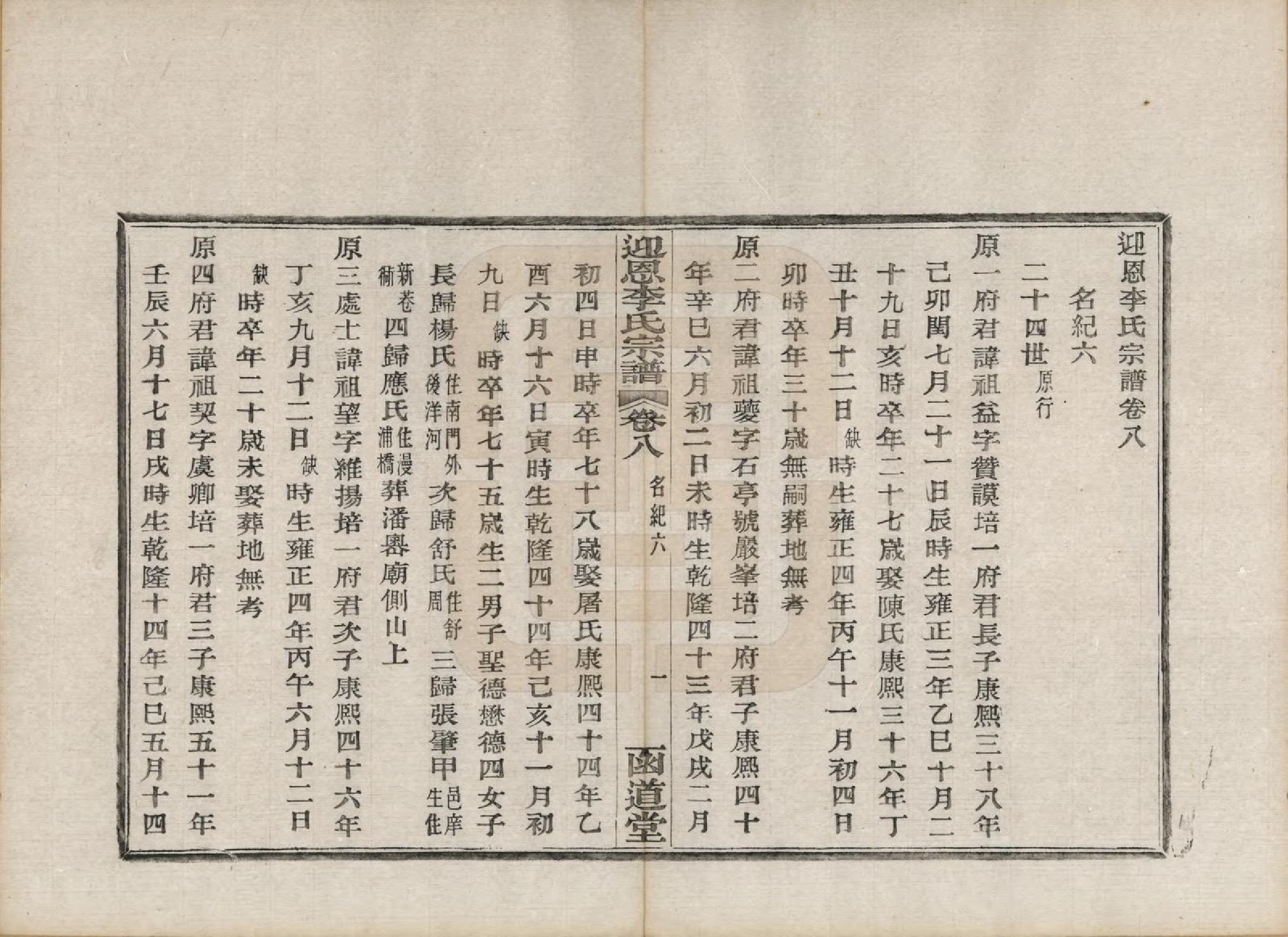 GTJP0827.李.浙江宁波.迎恩李氏宗谱二十卷首一卷.民国十六年（1927）_008.pdf_第1页