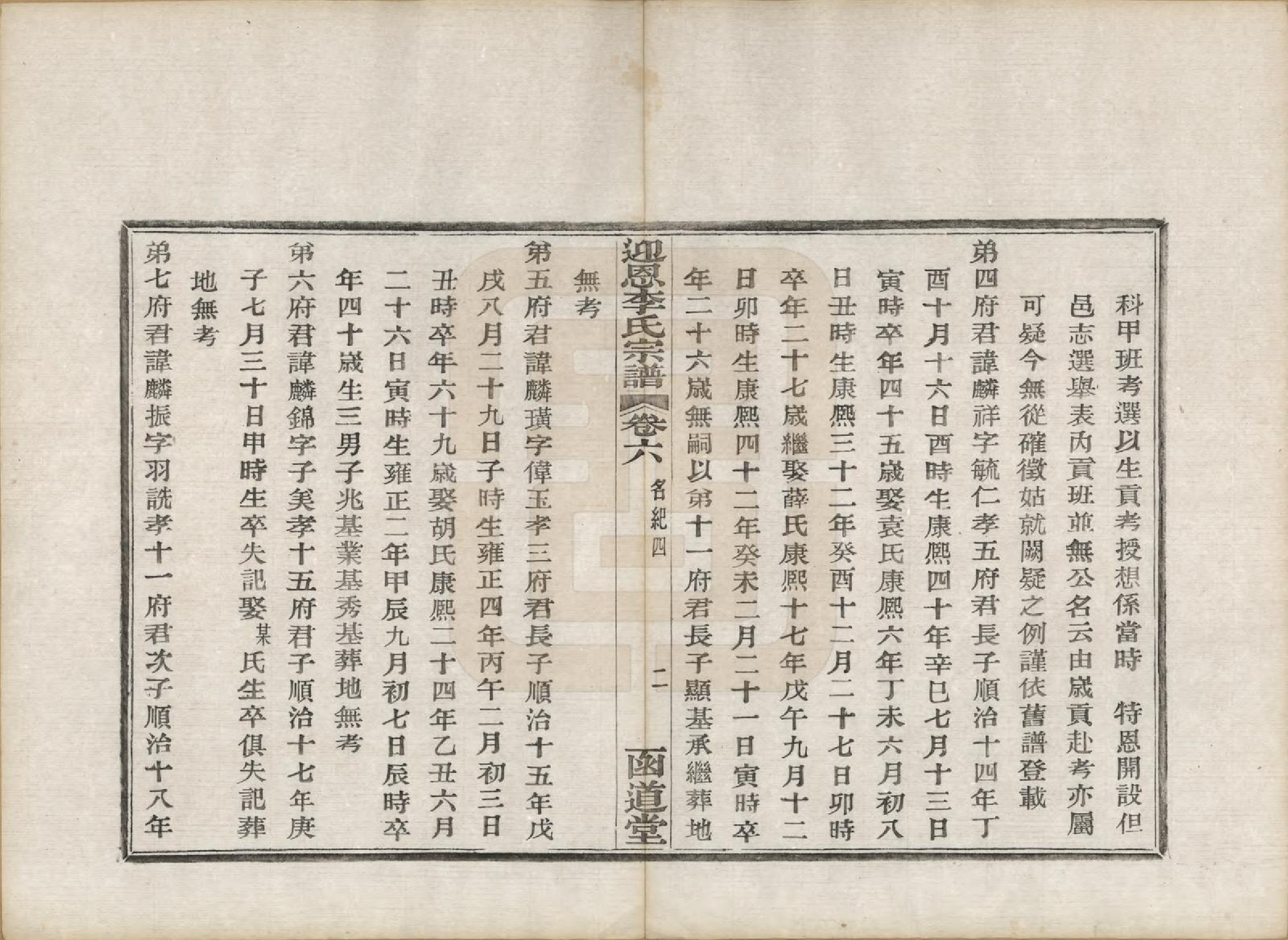 GTJP0827.李.浙江宁波.迎恩李氏宗谱二十卷首一卷.民国十六年（1927）_006.pdf_第2页