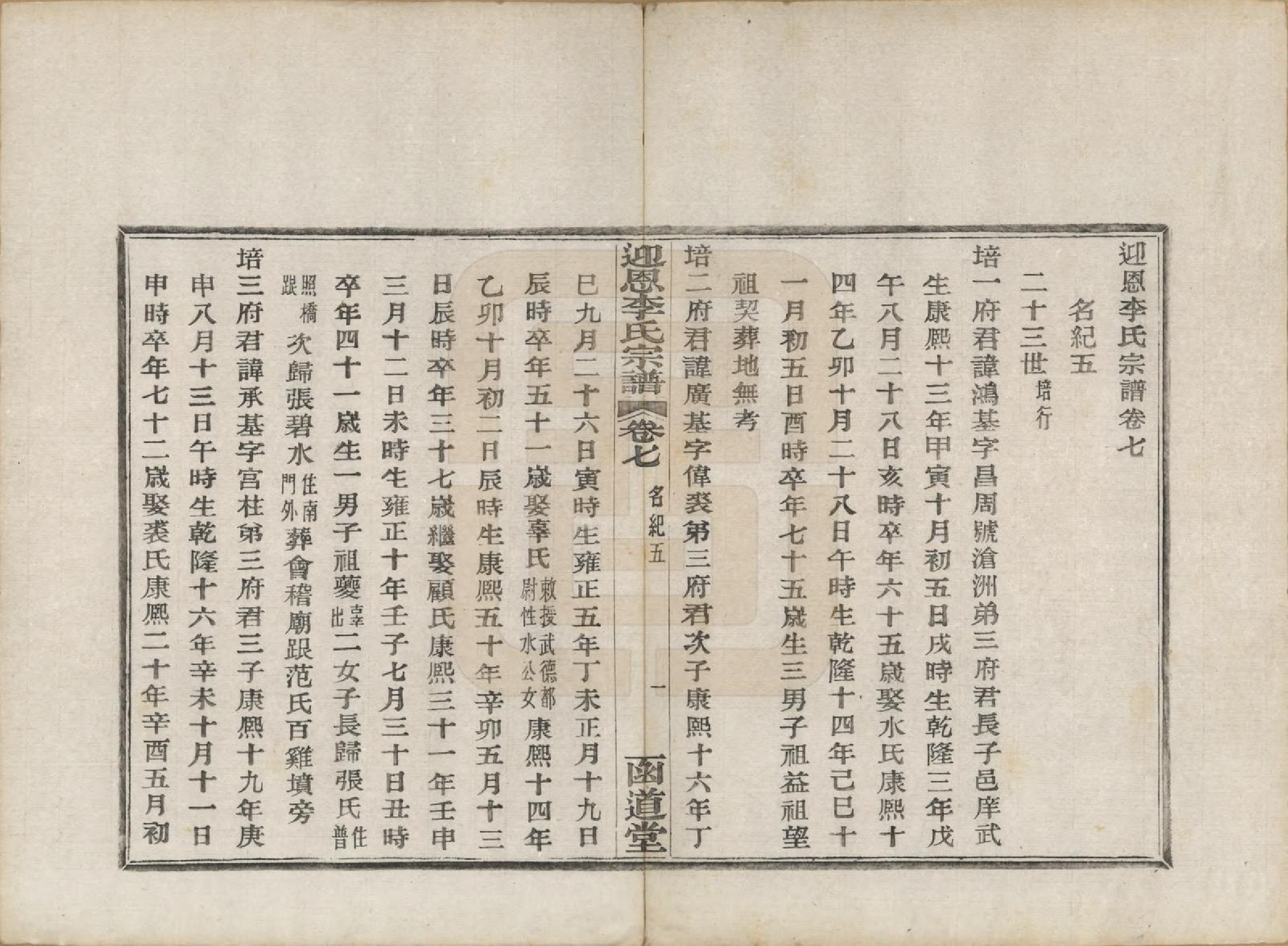 GTJP0827.李.浙江宁波.迎恩李氏宗谱二十卷首一卷.民国十六年（1927）_007.pdf_第1页