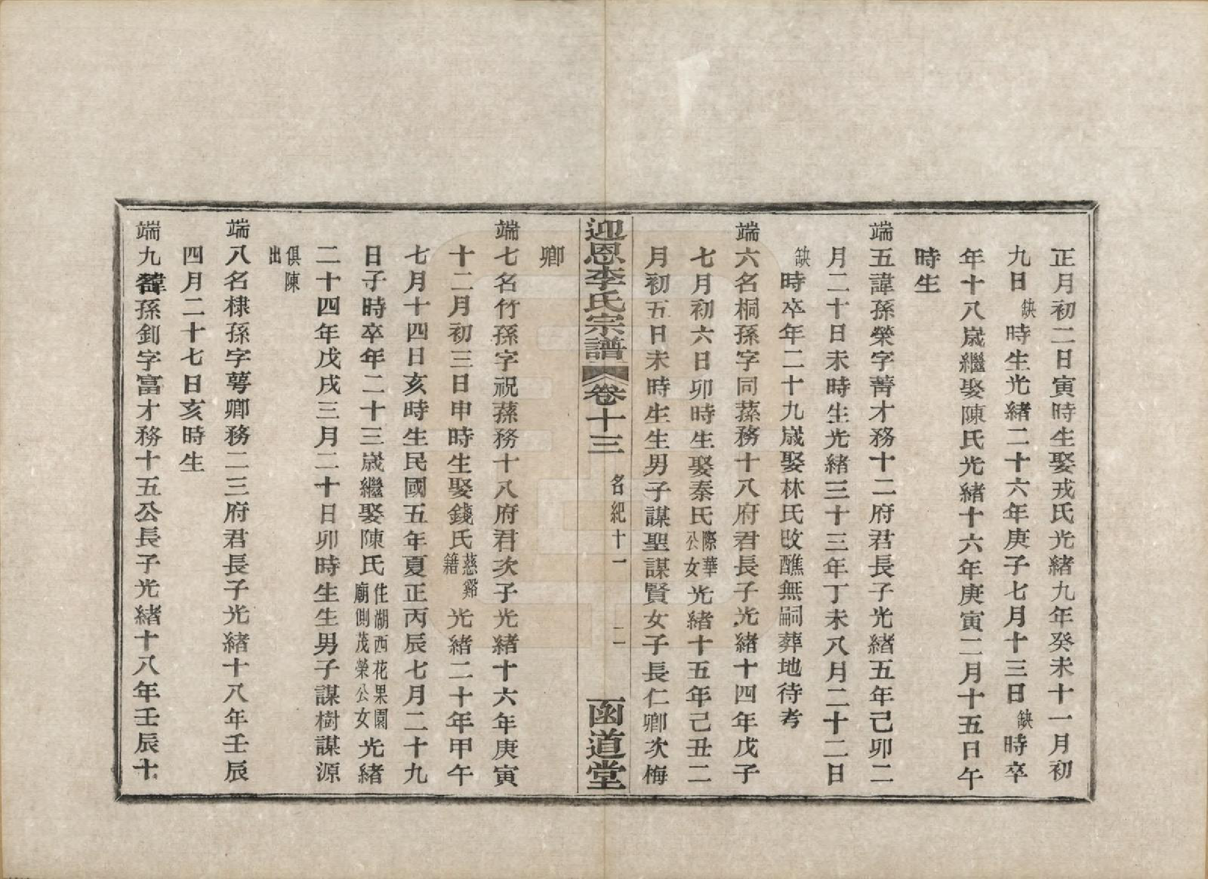 GTJP0827.李.浙江宁波.迎恩李氏宗谱二十卷首一卷.民国十六年（1927）_013.pdf_第2页