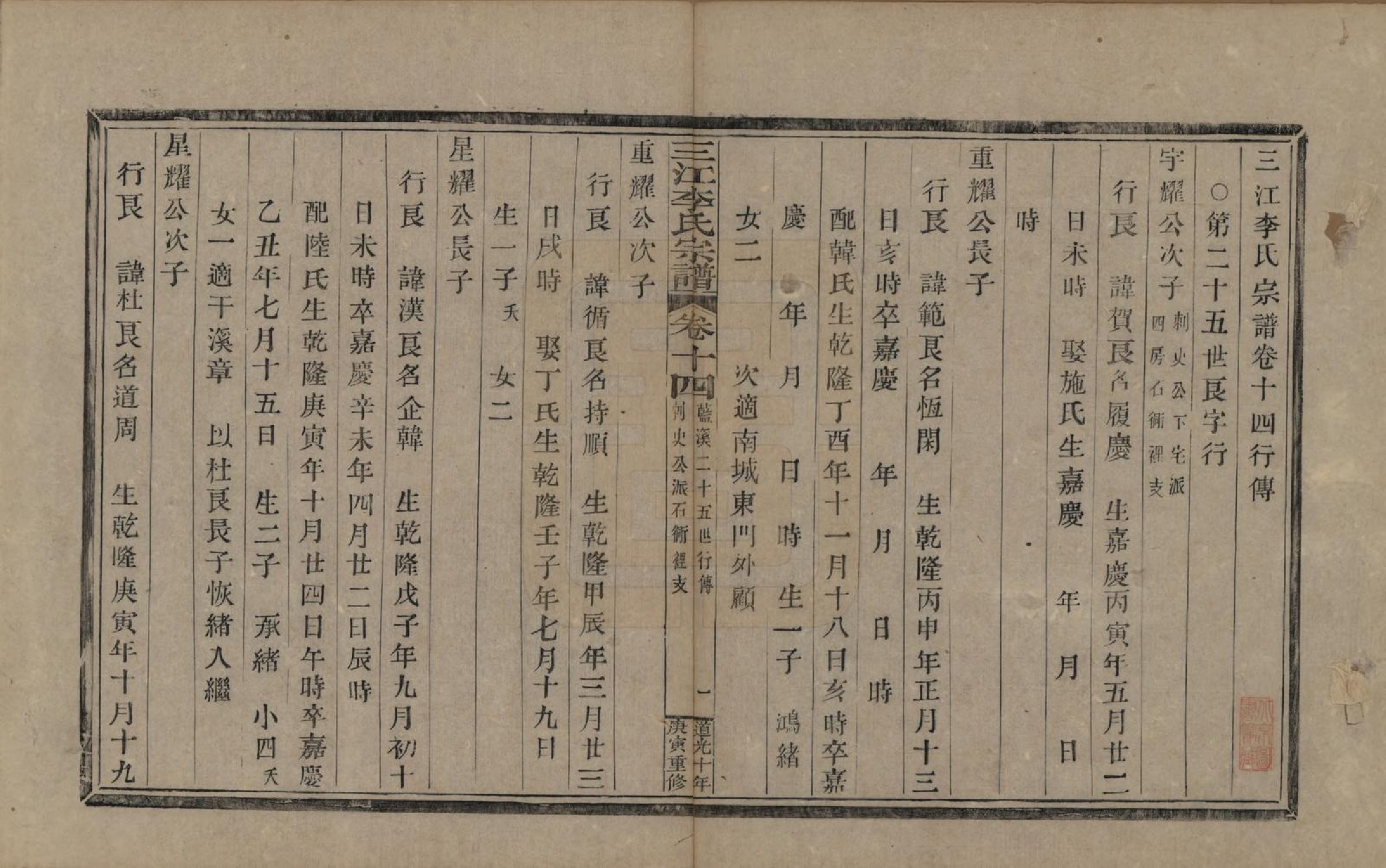 GTJP0840.李.浙江.三江李氏宗谱十七卷首—卷末—卷.清道光十年(1830)_014.pdf_第1页