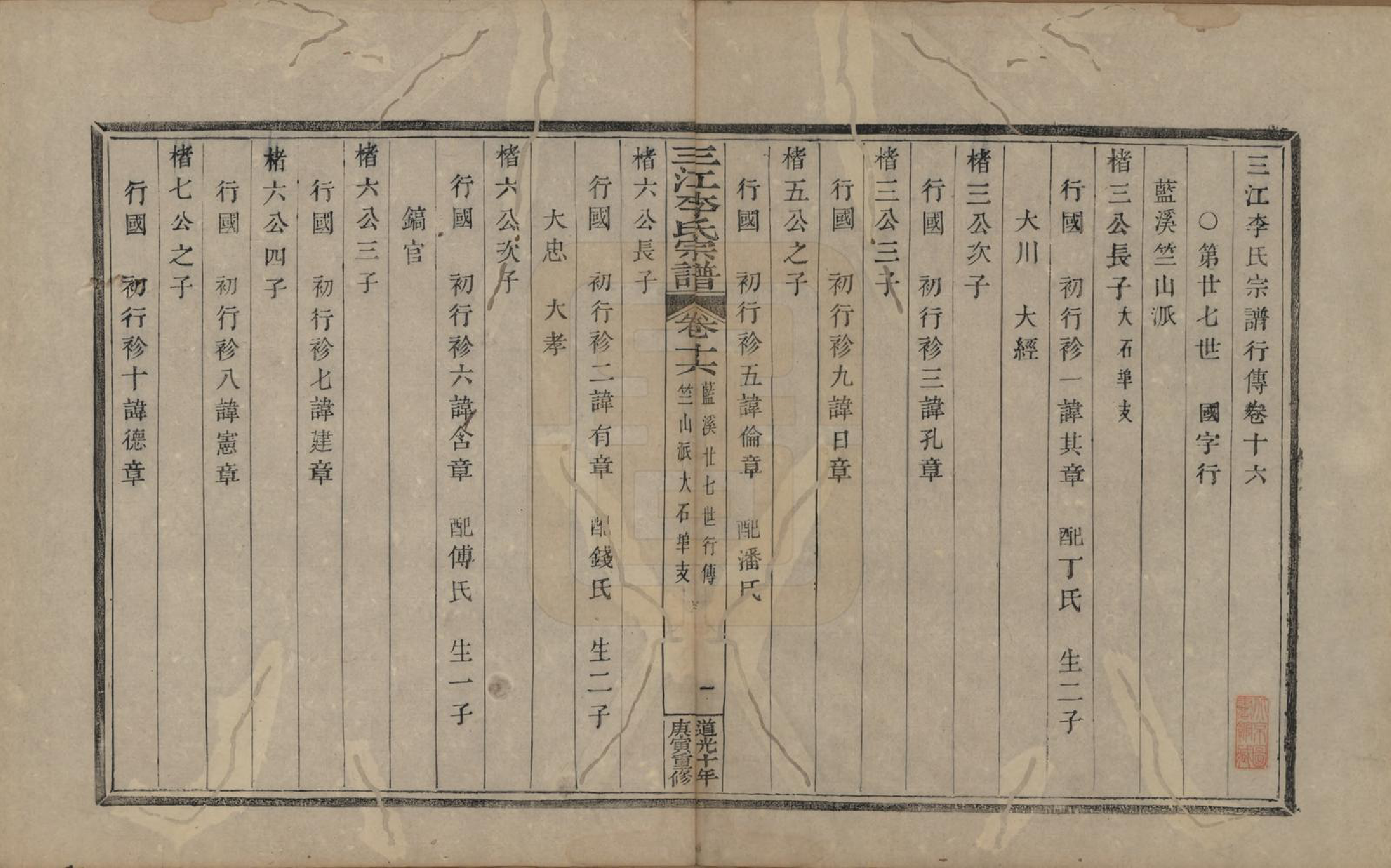 GTJP0840.李.浙江.三江李氏宗谱十七卷首—卷末—卷.清道光十年(1830)_016.pdf_第1页