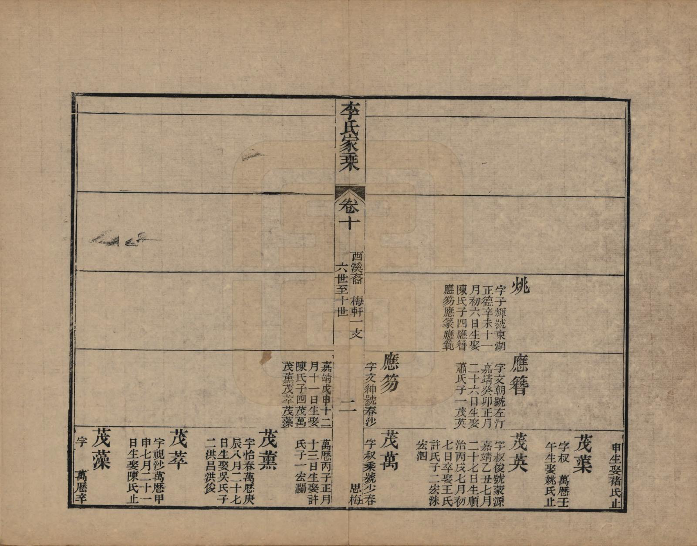 GTJP0849.李.浙江海盐.苞溪李氏家乘二十卷.清光绪十六年（1890）_010.pdf_第2页