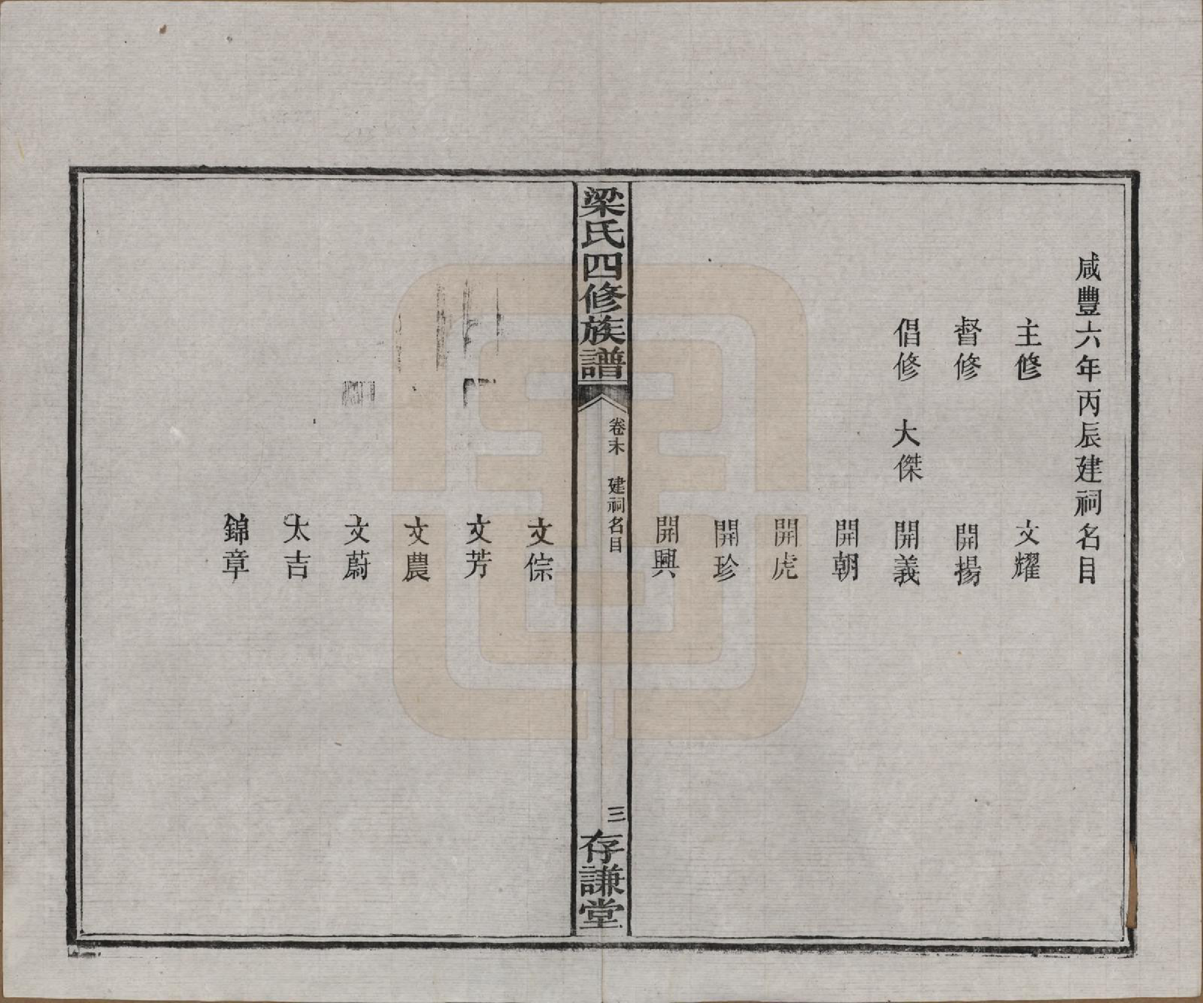 GTJP0866.梁.浙江杭州.洋湖梁氏四修族谱.民国26年[1937]_011.pdf_第3页