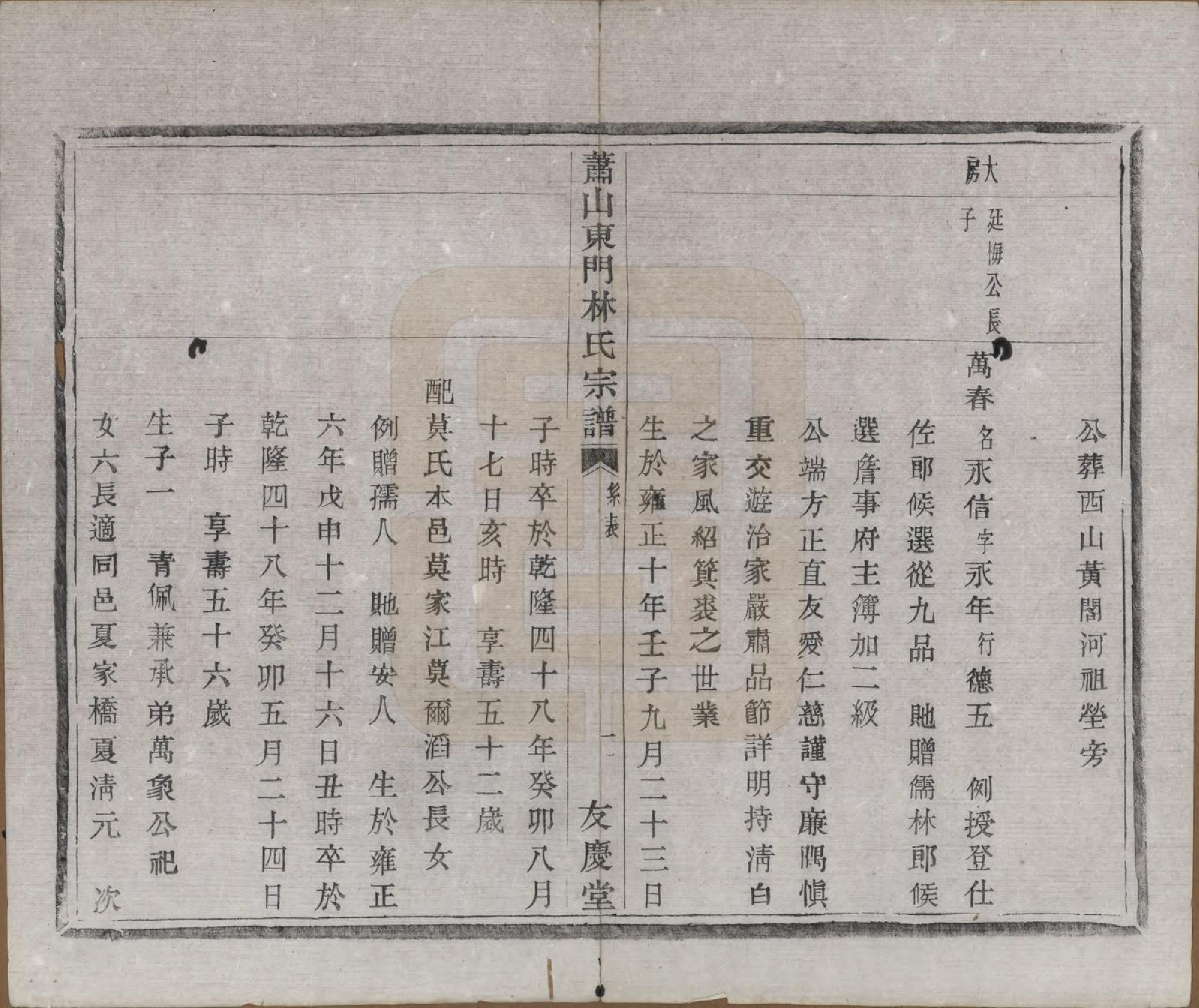 GTJP0894.林.浙江萧山.萧山东门林氏宗谱六卷.清光绪二十三年（1897）_005.pdf_第3页