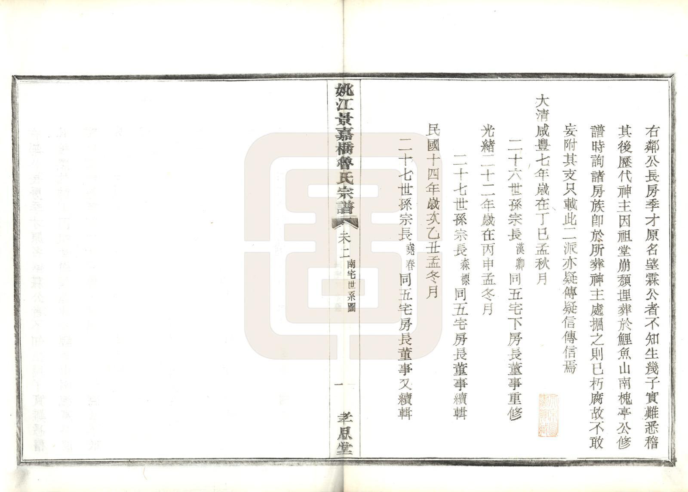 GTJP1012.鲁.浙江余姚.姚江景嘉桥鲁氏宗谱二十四卷.民国十四年（1925）_014.pdf_第2页