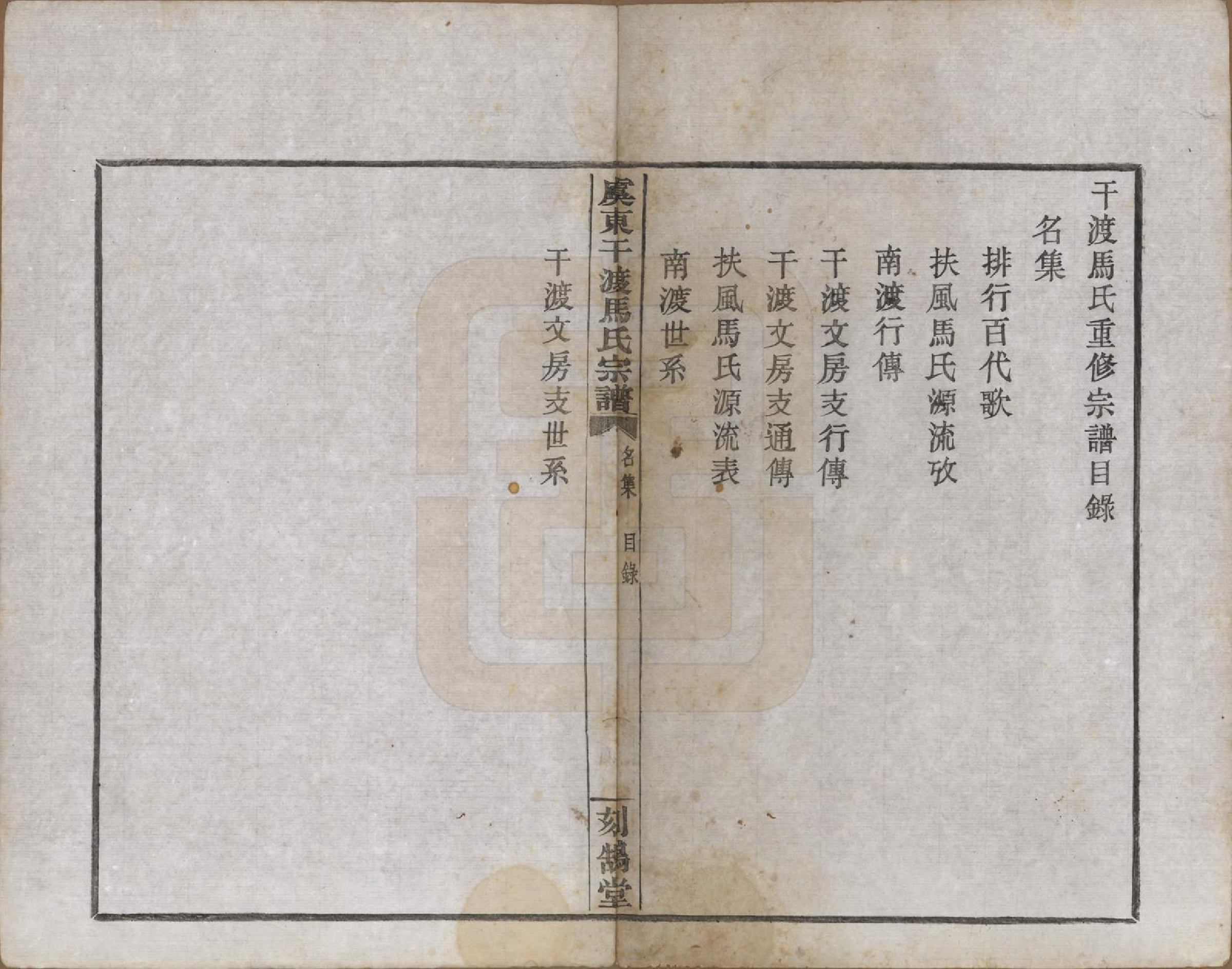 GTJP1058.马.浙江上虞.干渡马氏重修宗谱.民国18年[1929]_003.pdf_第1页