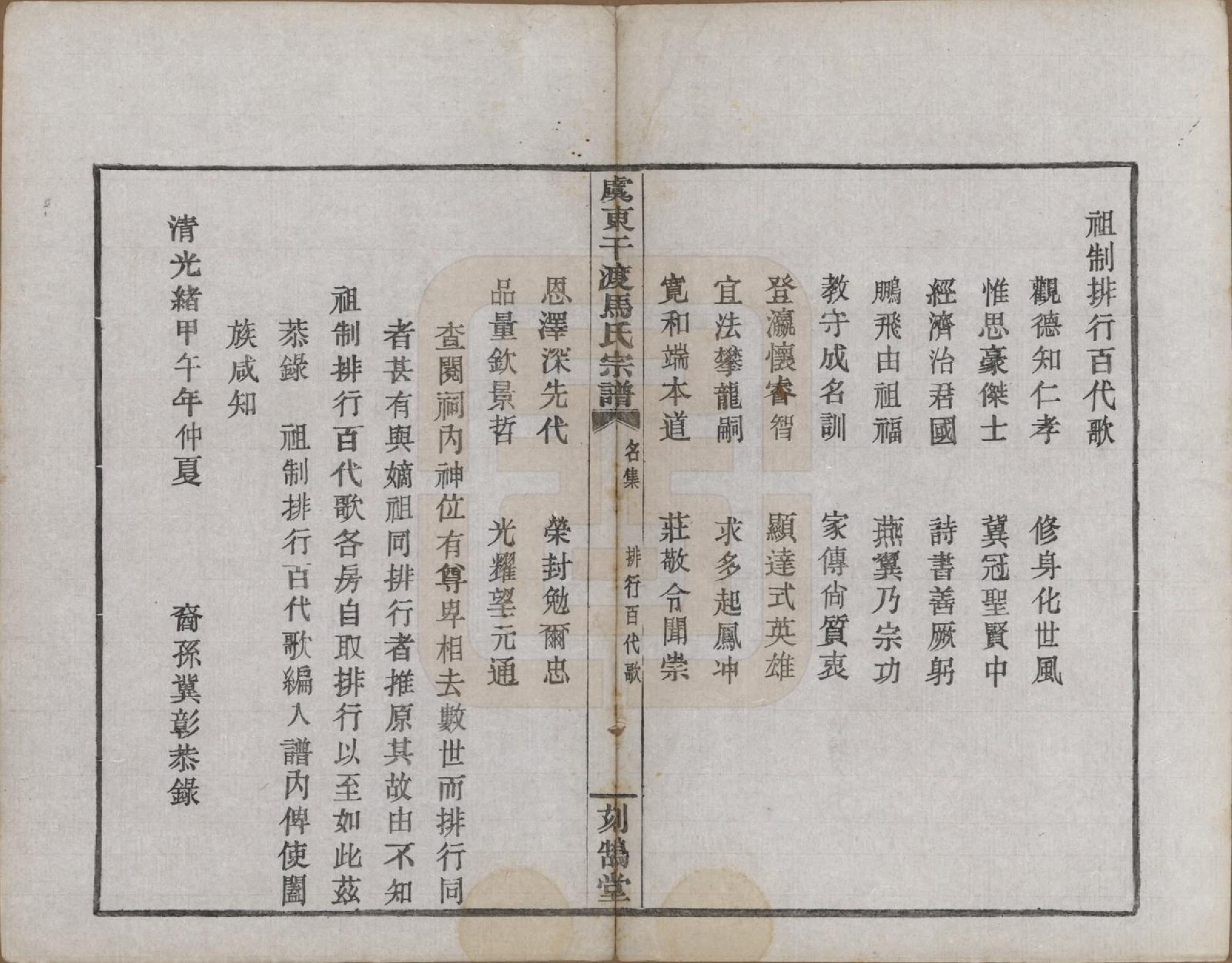 GTJP1058.马.浙江上虞.干渡马氏重修宗谱.民国18年[1929]_003.pdf_第3页