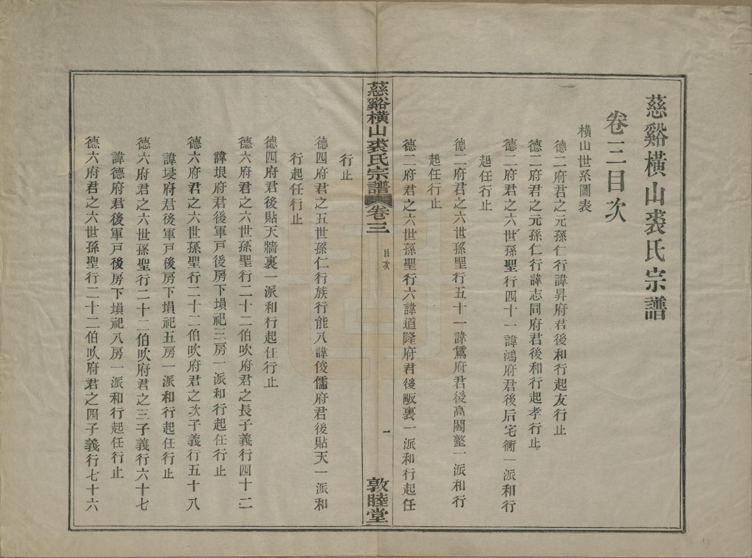 GTJP1213.裘.浙江慈谿.慈谿横山裘氏宗谱二十六卷.民国三十八年（1949）_003.pdf_第1页