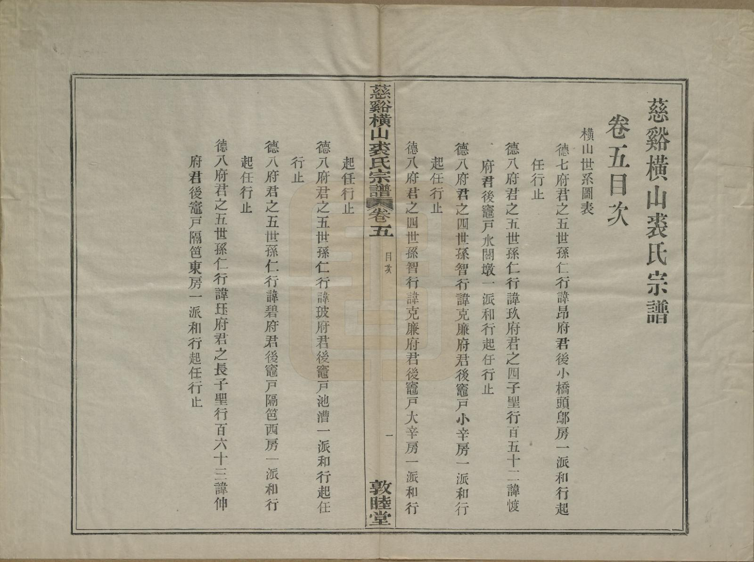 GTJP1213.裘.浙江慈谿.慈谿横山裘氏宗谱二十六卷.民国三十八年（1949）_005.pdf_第1页