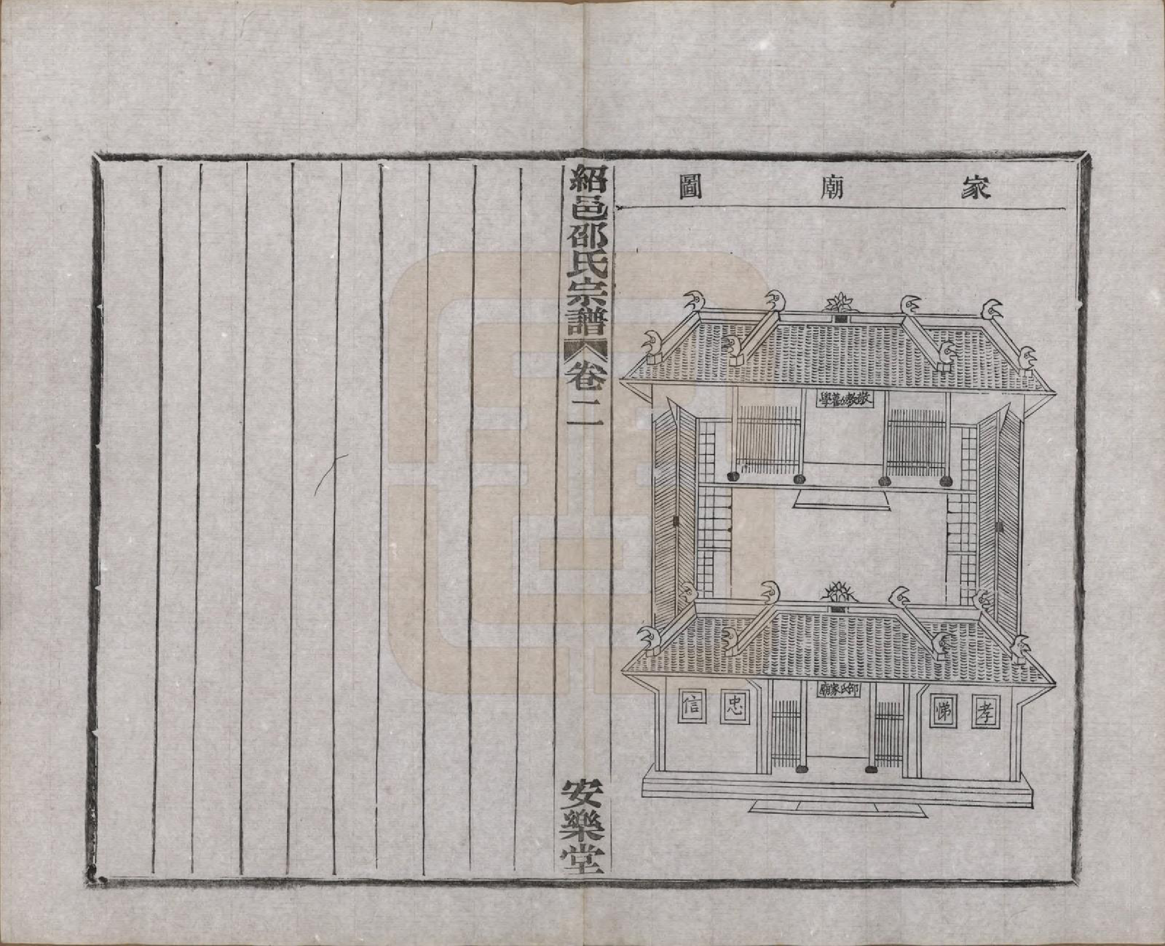 GTJP1246.邵.浙江绍兴.绍邑邵氏续修宗谱十二卷首一卷末一卷.民国十九年（1930）_002.pdf_第2页