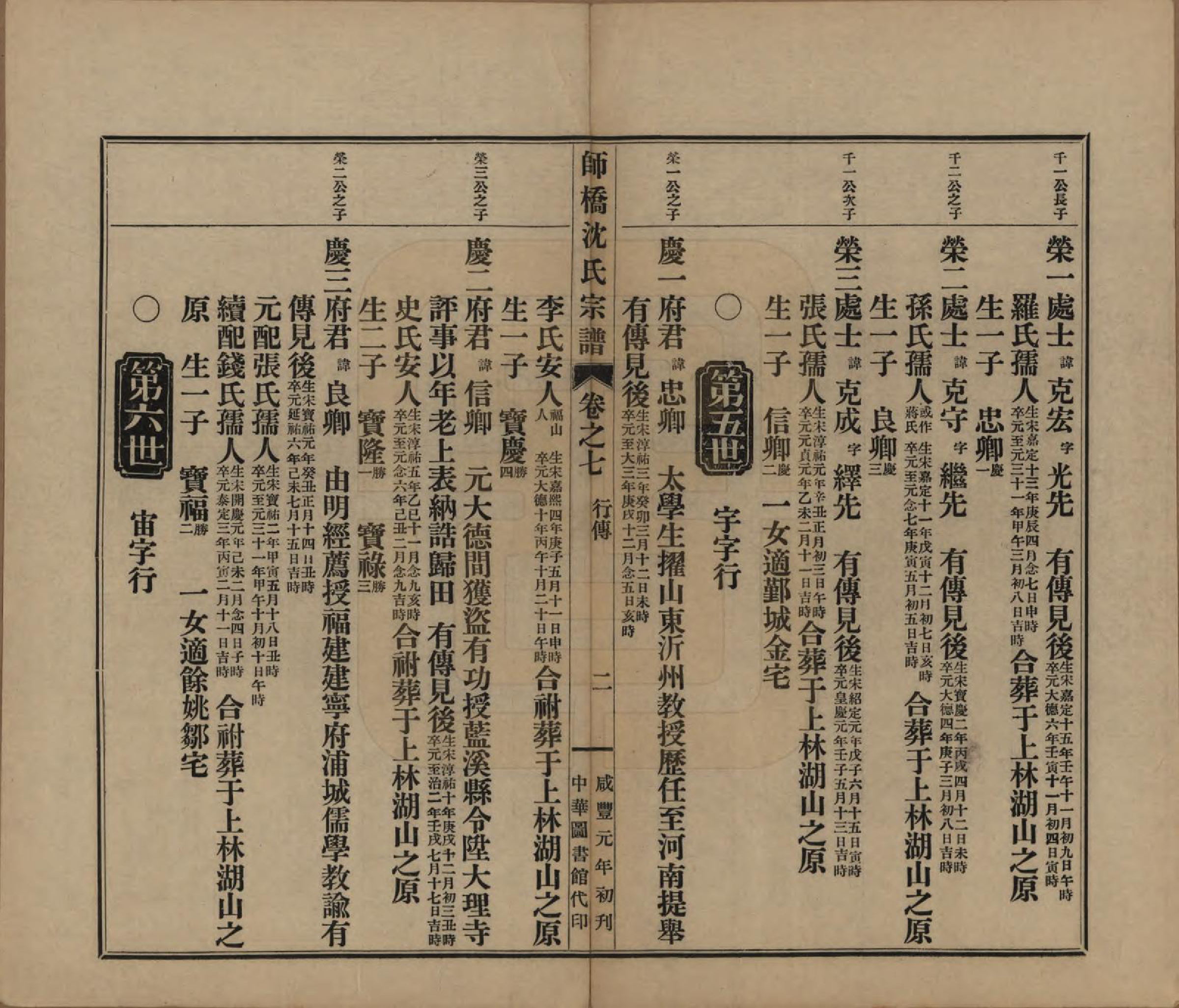 GTJP1259.沈.浙江慈溪.慈溪师桥沈氏宗谱十五卷.民国二年（1913）_007.pdf_第3页