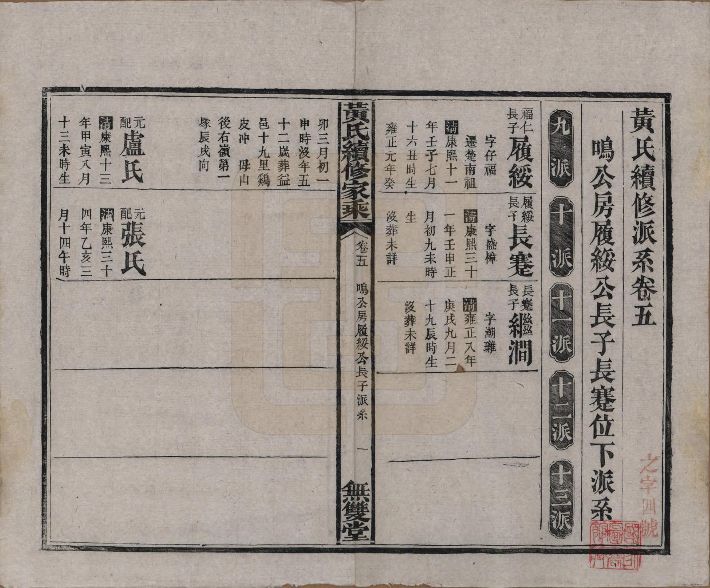 GTJP0583.黄.广东惠州.黄氏续修家乘十卷.民国六年（1917）_005.pdf_第1页