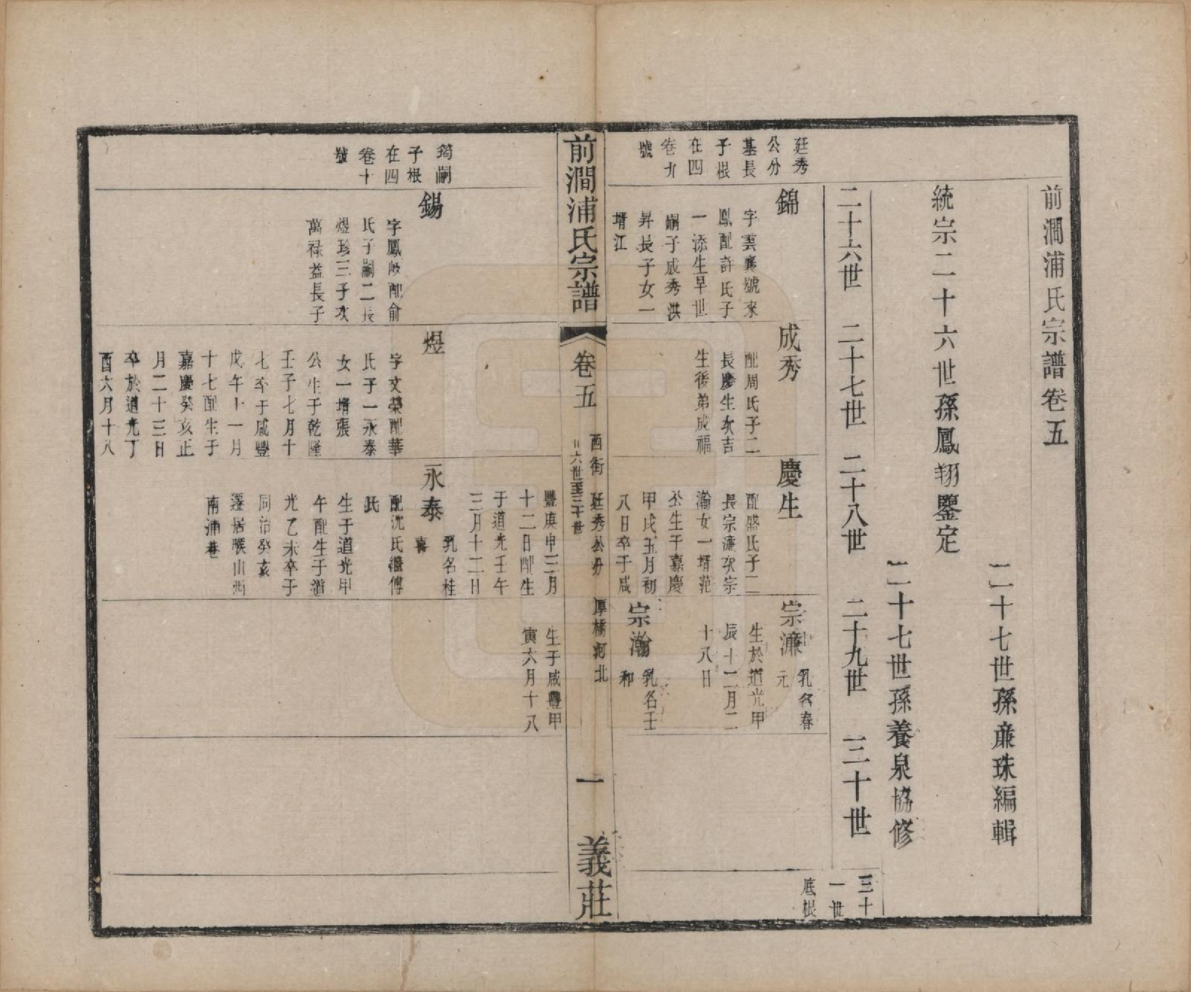 GTJP1152.浦.江苏无锡.前涧浦氏宗谱二十四卷首一卷诵芬录五卷.清同治十年（1871）_005.pdf_第1页