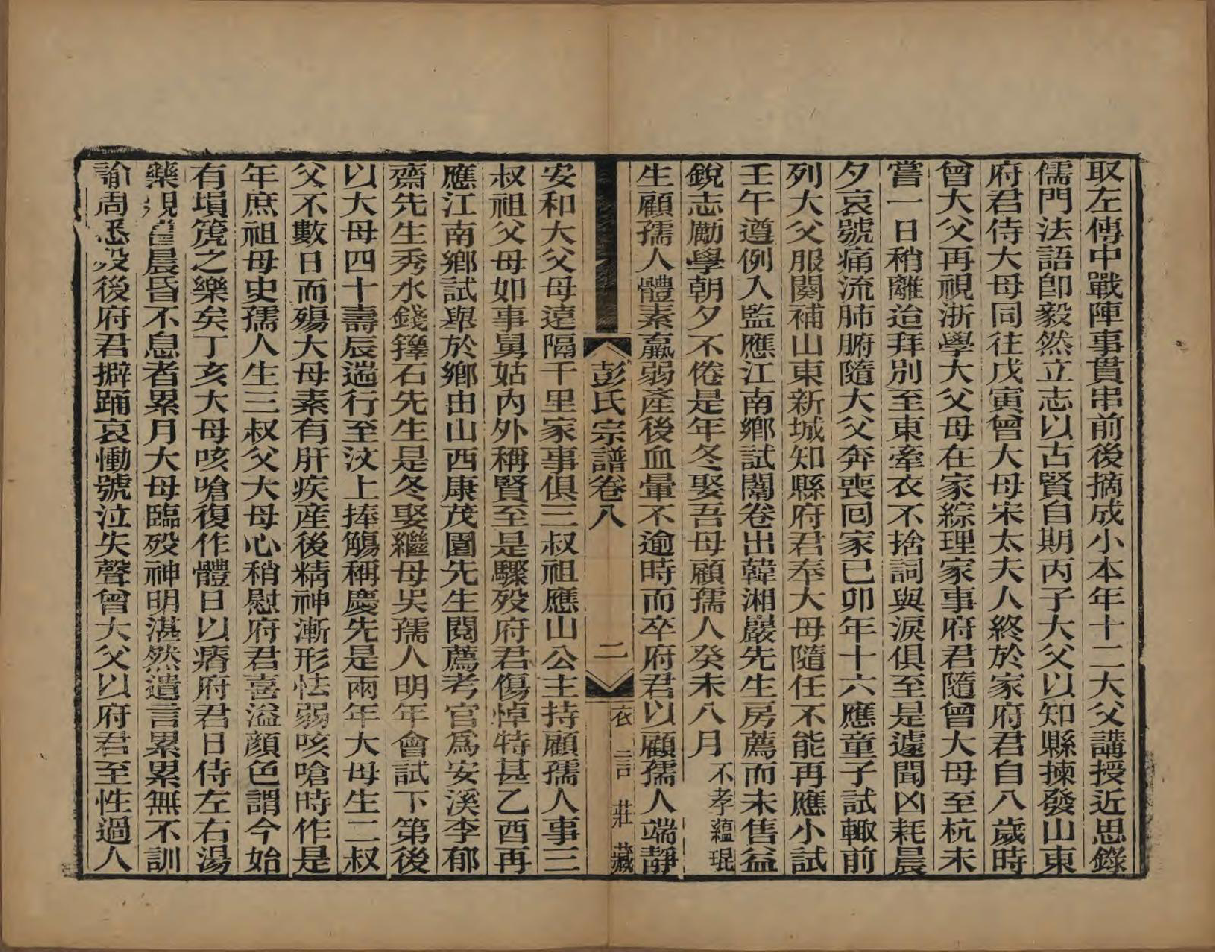 GTJP1144.彭.江苏吴县.彭氏宗谱十二卷首一卷.民国十一年（1922）_008.pdf_第2页