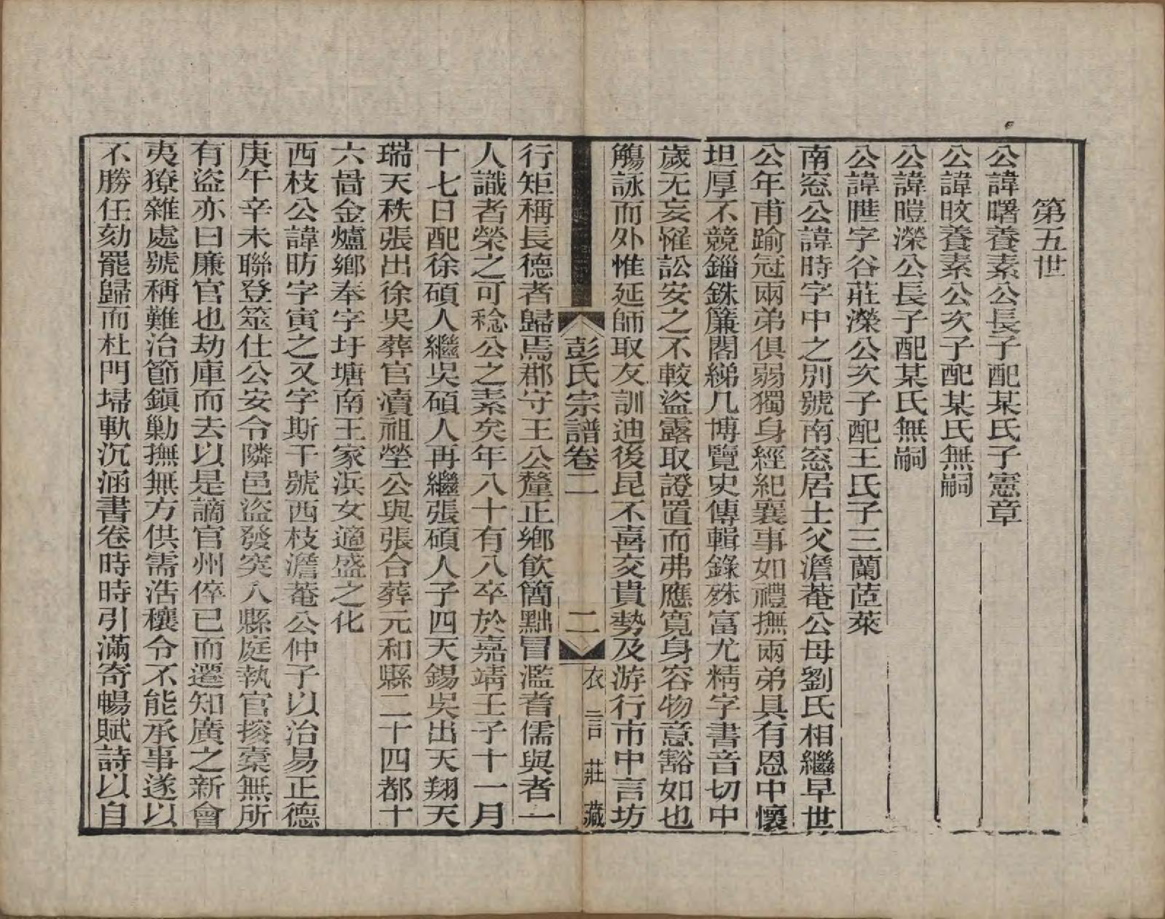 GTJP1144.彭.江苏吴县.彭氏宗谱十二卷首一卷.民国十一年（1922）_002.pdf_第2页