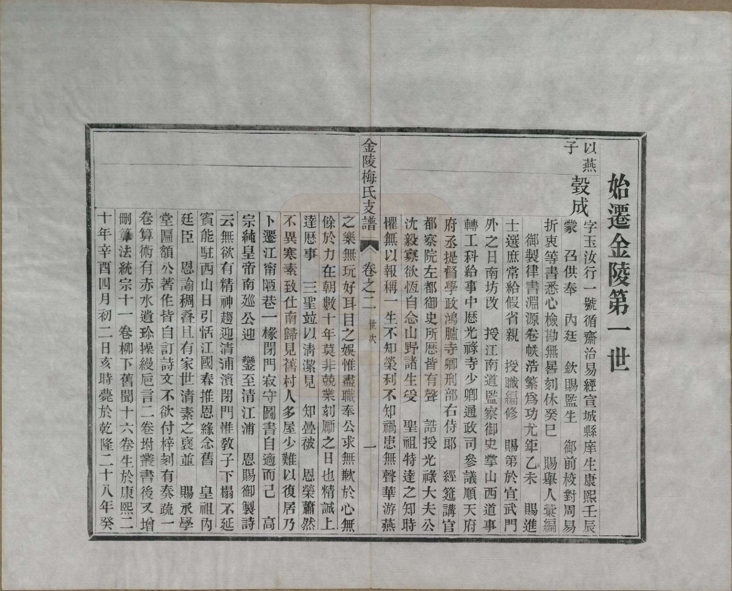 GTJP1086.梅.江苏金陵.金陵梅氏文谱十卷.清光绪十一年（1885）_002.pdf_第1页