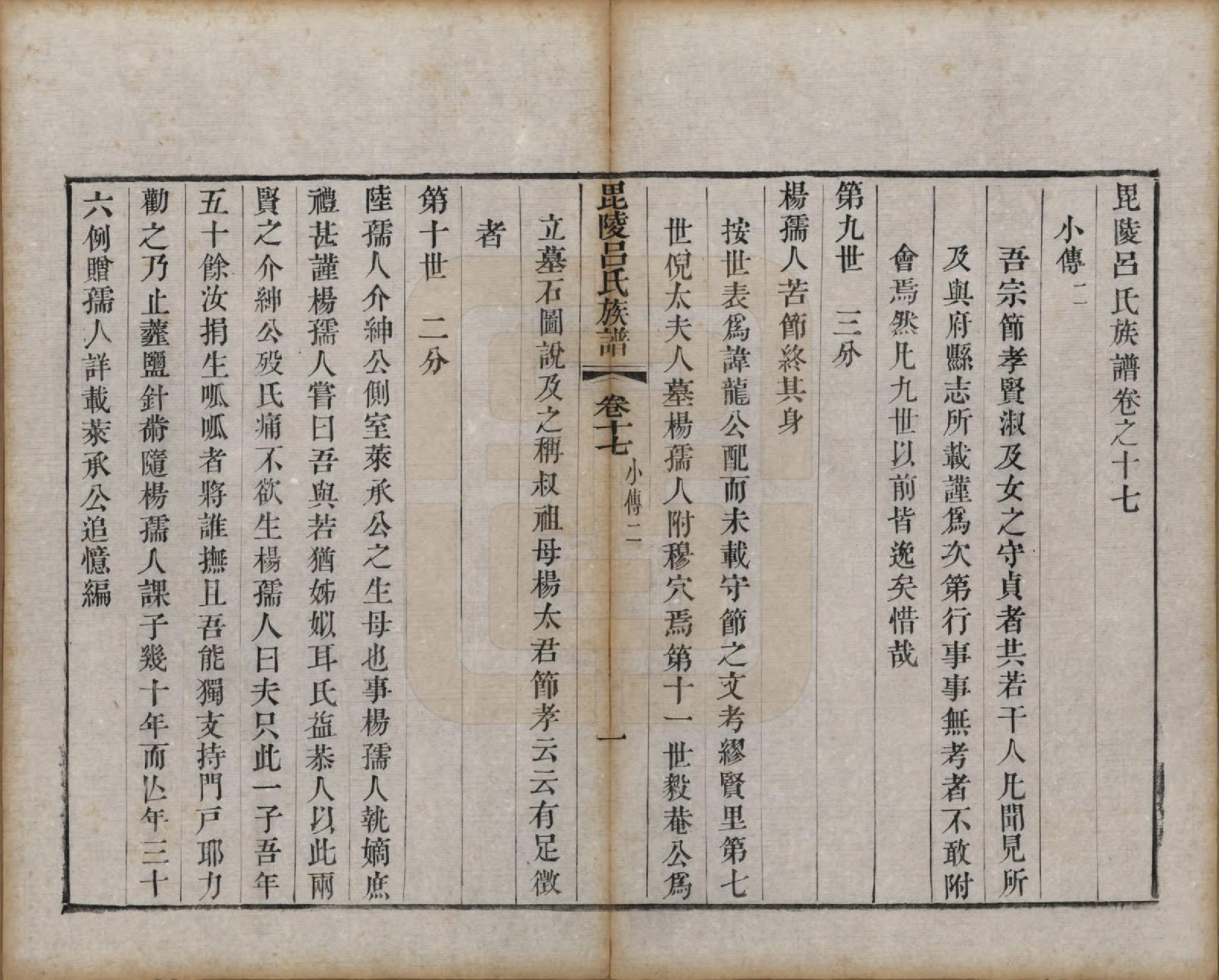 GTJP1054.吕.江苏武进.毘陵吕氏谱十八卷.清道光二十年（1840）_017.pdf_第1页