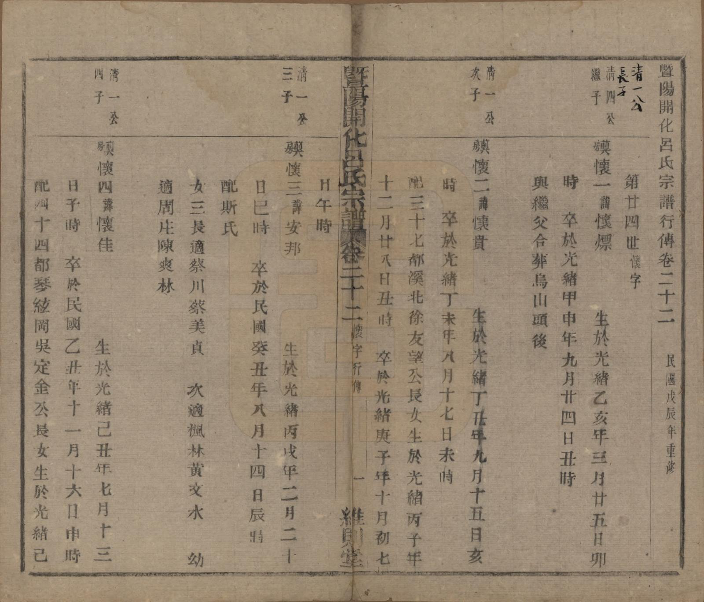 GTJP1053.吕.江苏江阴.暨阳开化吕氏宗谱二十二卷.民国十七年（1928）_322.pdf_第2页