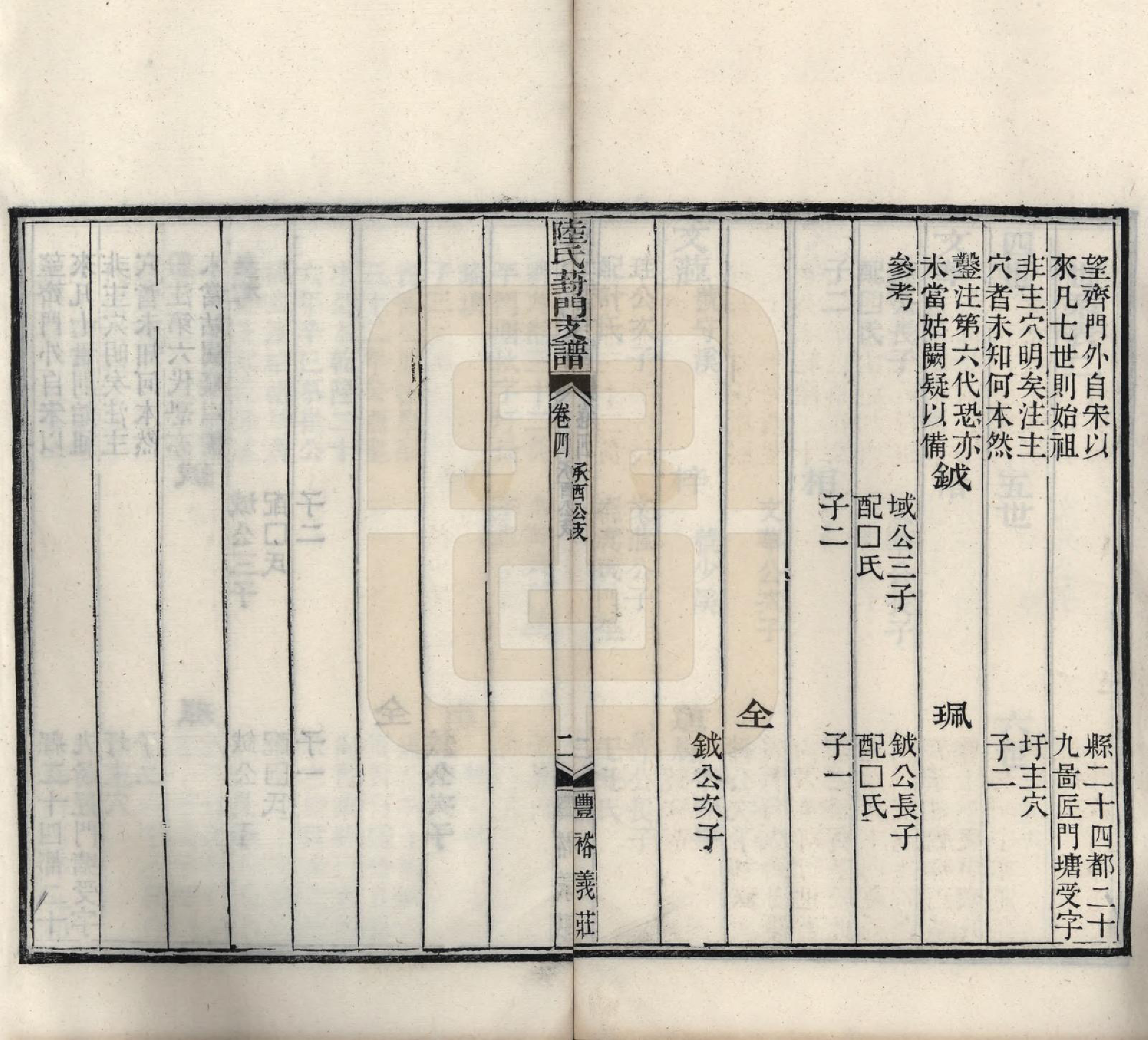 GTJP1024.陆.江苏苏州.陆氏葑门支谱十七卷.清光绪十四年（1888）_004.pdf_第3页