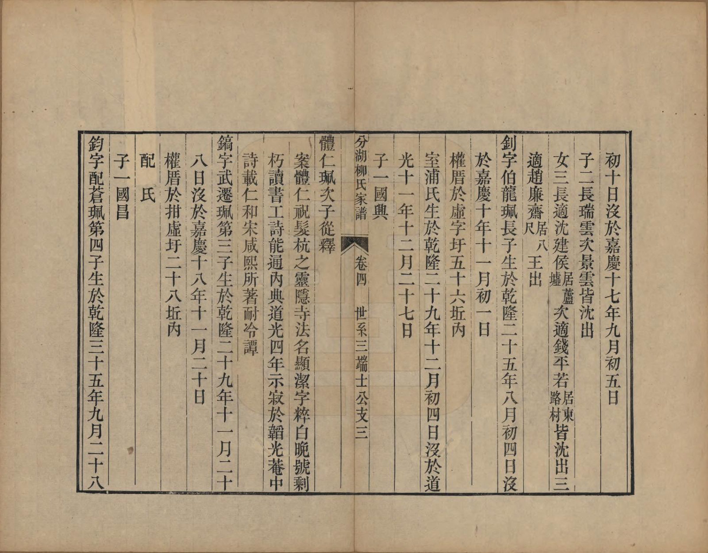 GTJP0995.柳.江苏吴江.分湖柳氏家谱十卷.清道光二十一年（1841）_004.pdf_第3页