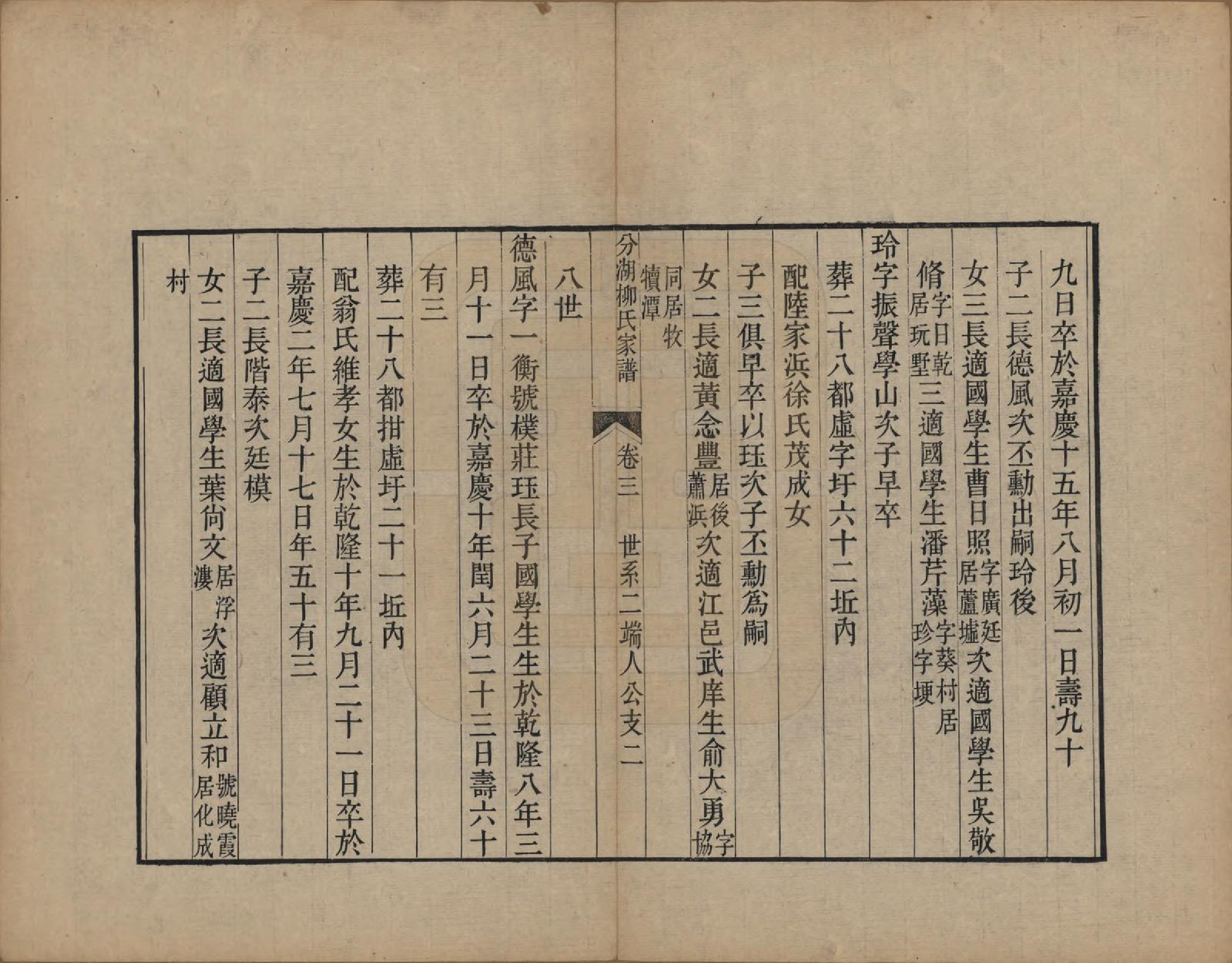 GTJP0995.柳.江苏吴江.分湖柳氏家谱十卷.清道光二十一年（1841）_003.pdf_第2页