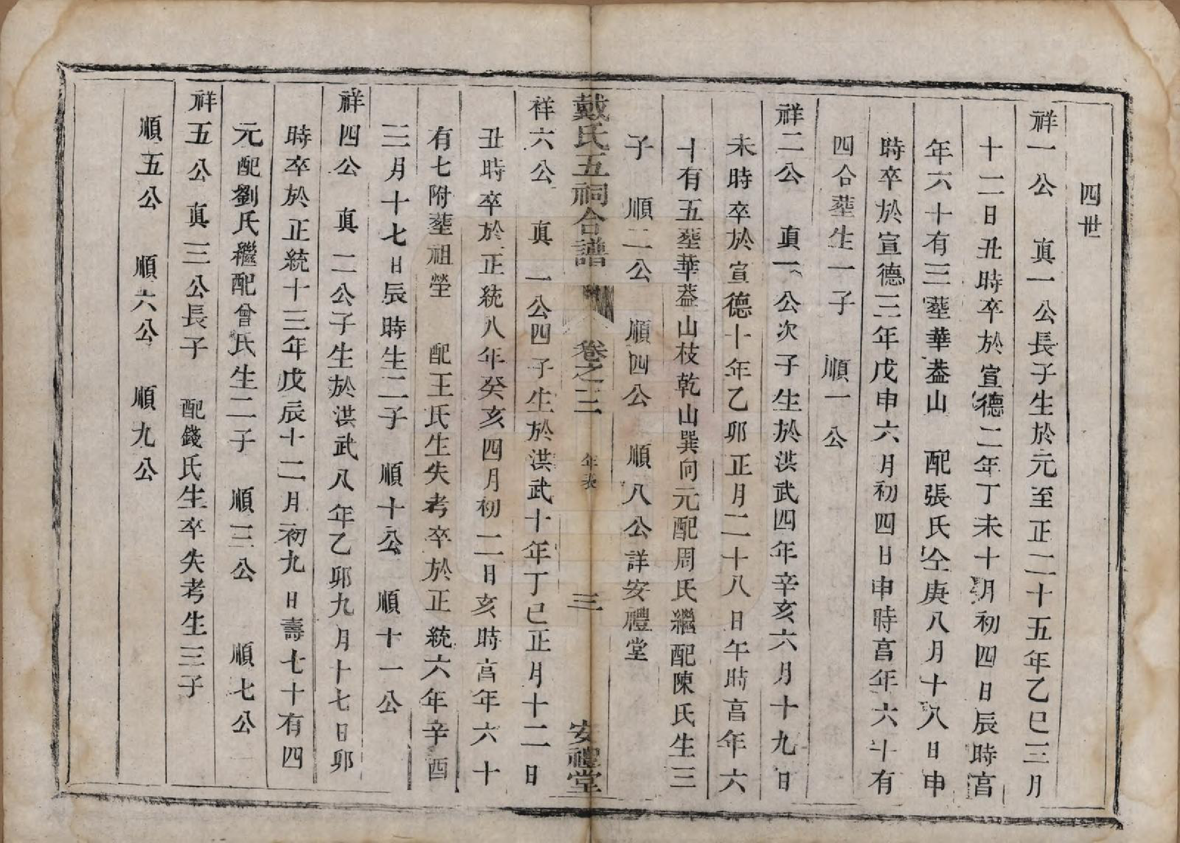 GTJP0270.戴.江苏润州.戴氏五祠合谱六卷.清同治十三年（1874）_003.pdf_第3页