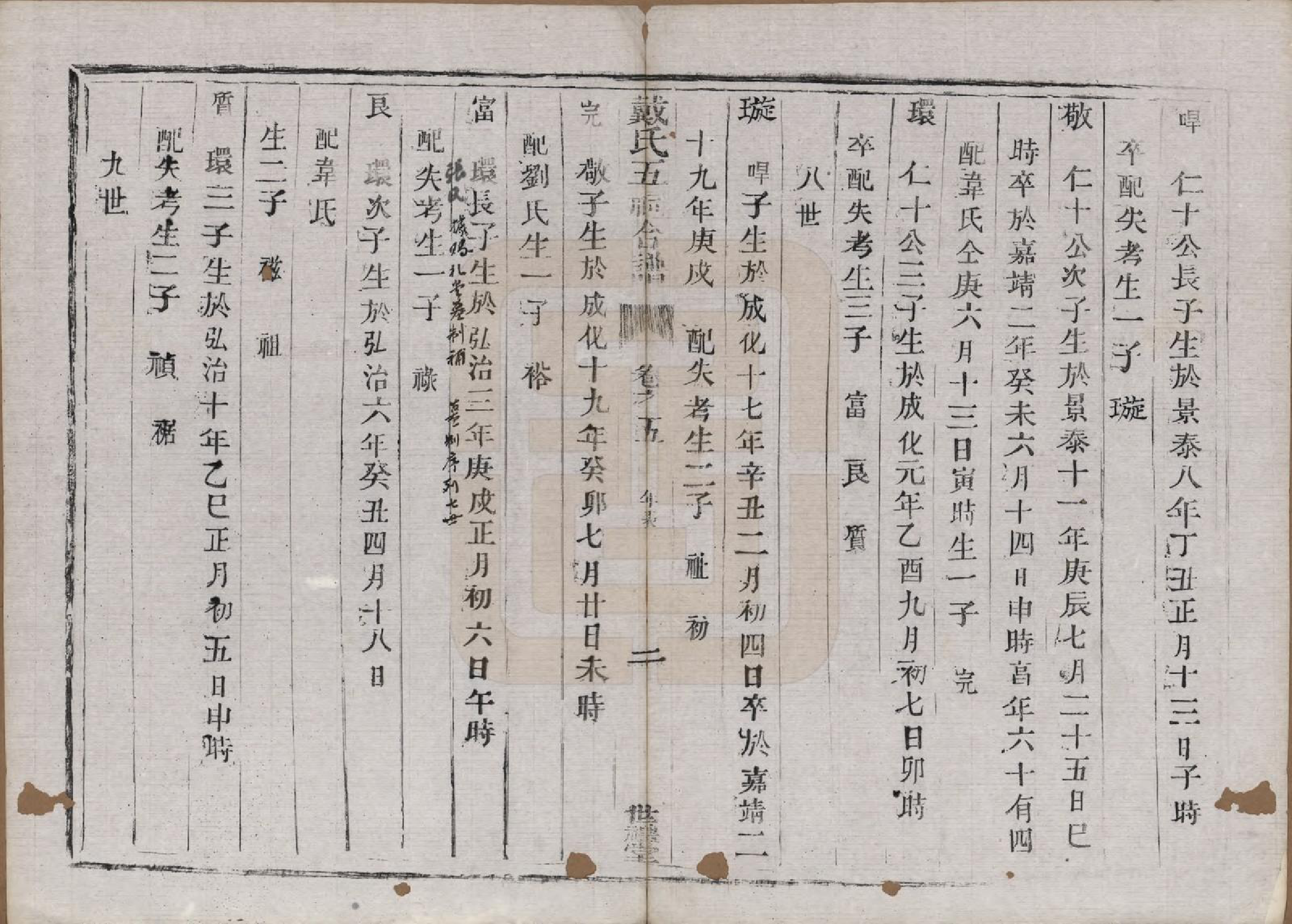 GTJP0270.戴.江苏润州.戴氏五祠合谱六卷.清同治十三年（1874）_005.pdf_第2页