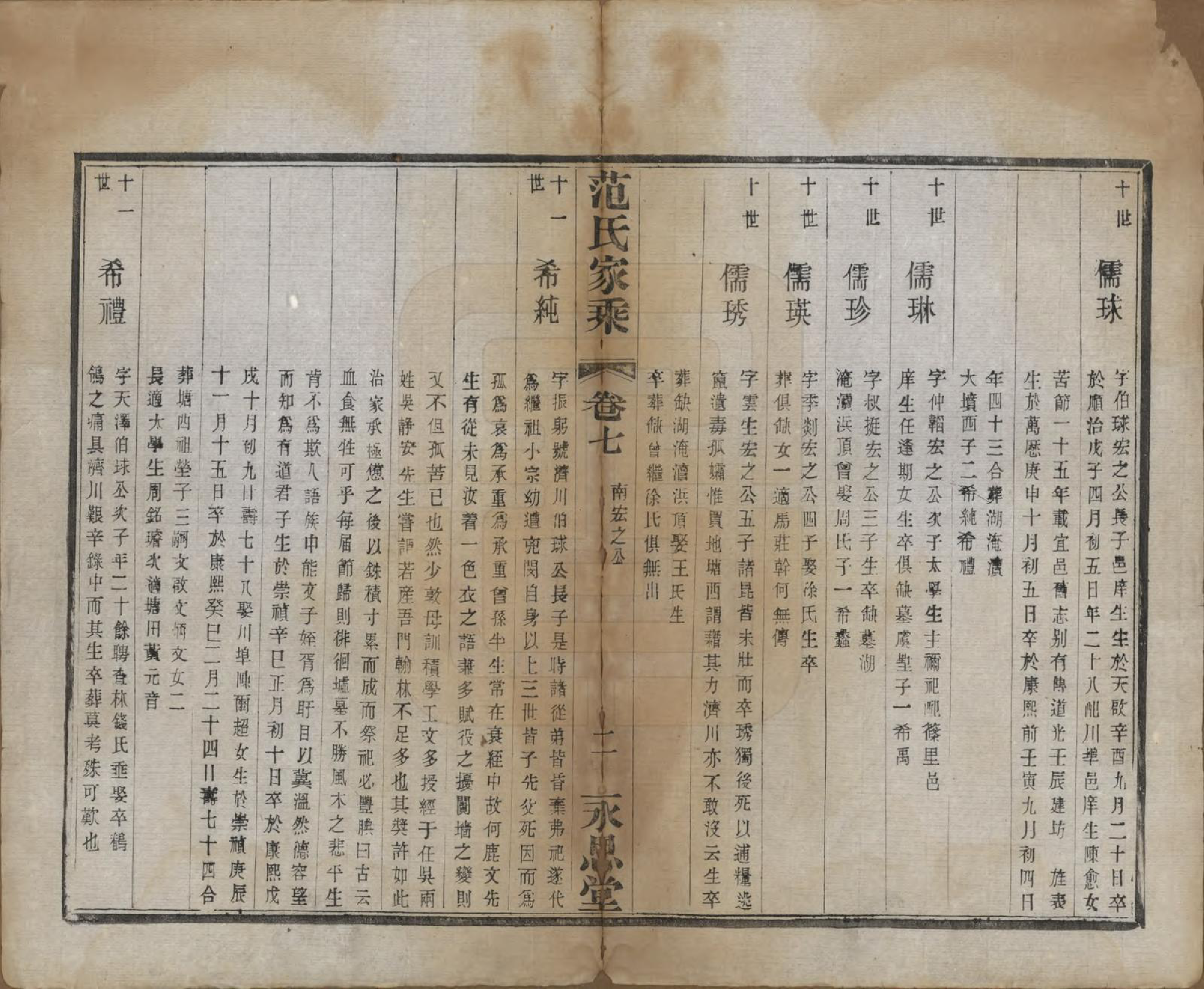 GTJP0320.范.江苏宜兴.荆溪范氏家乘二十四卷.民国十五年（1926）_007.pdf_第2页