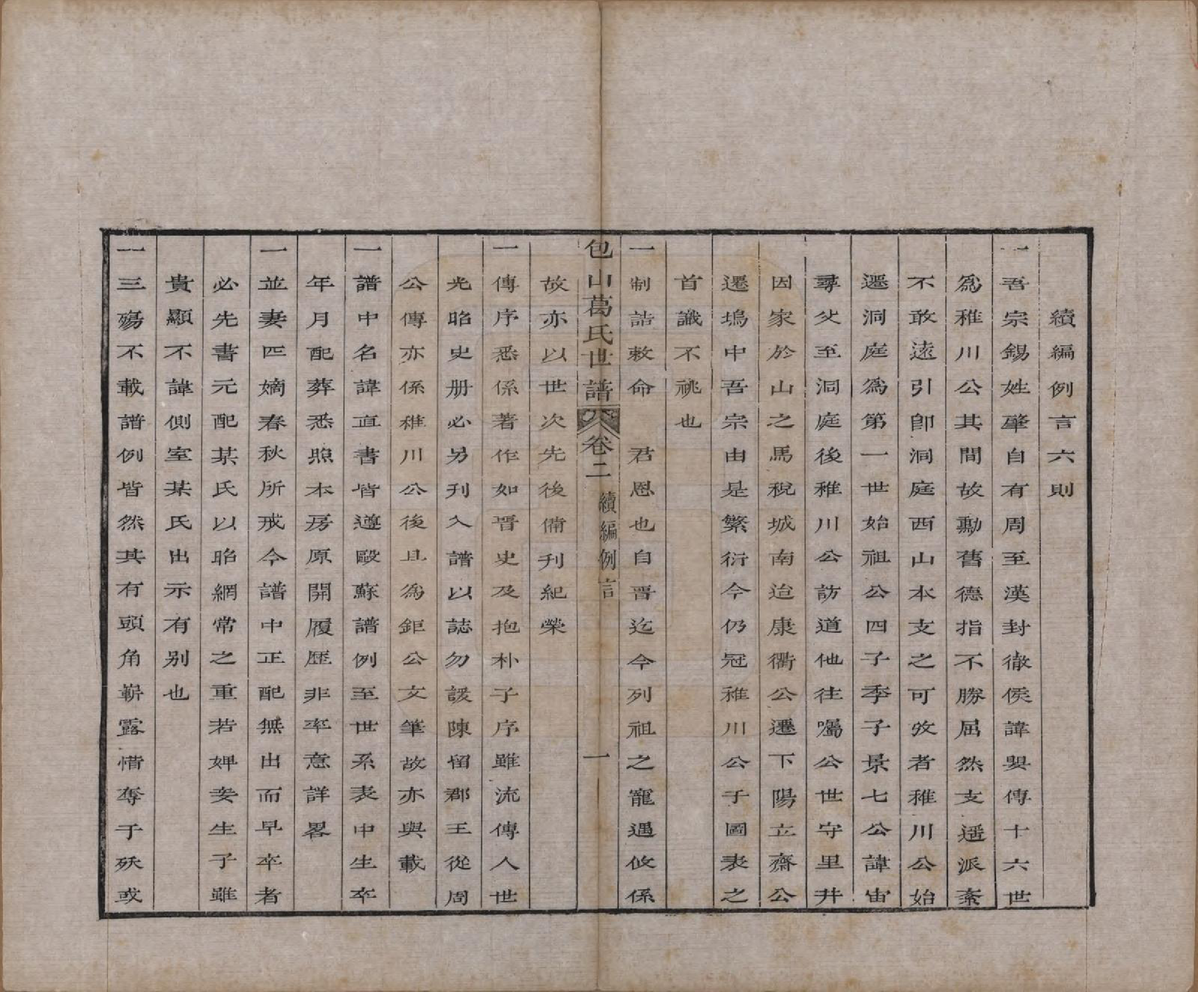 GTJP0396.葛.江苏吴县.五修包山葛氏世谱十卷.清道光二十七年（1847）_002.pdf_第1页