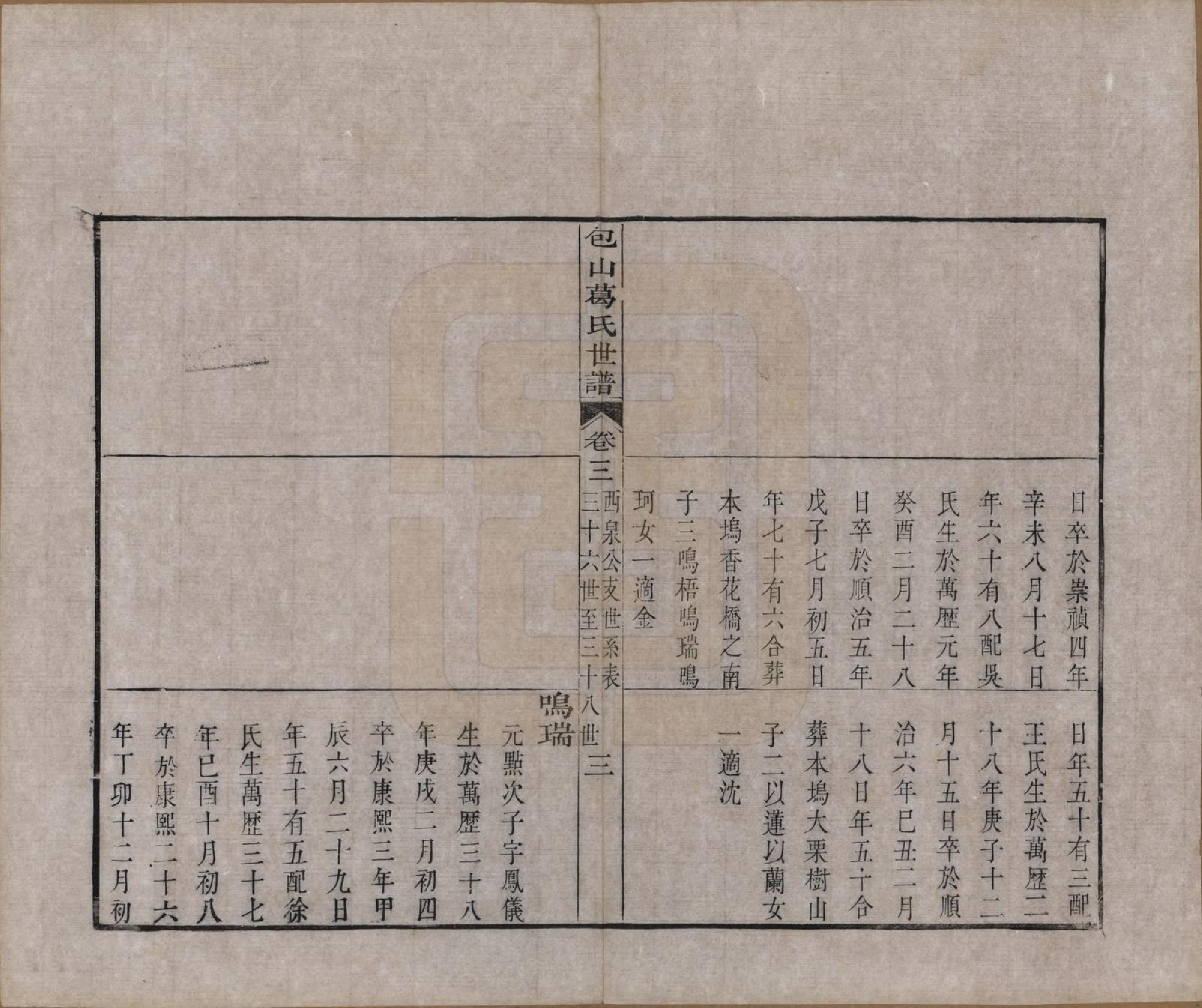 GTJP0396.葛.江苏吴县.五修包山葛氏世谱十卷.清道光二十七年（1847）_003.pdf_第3页