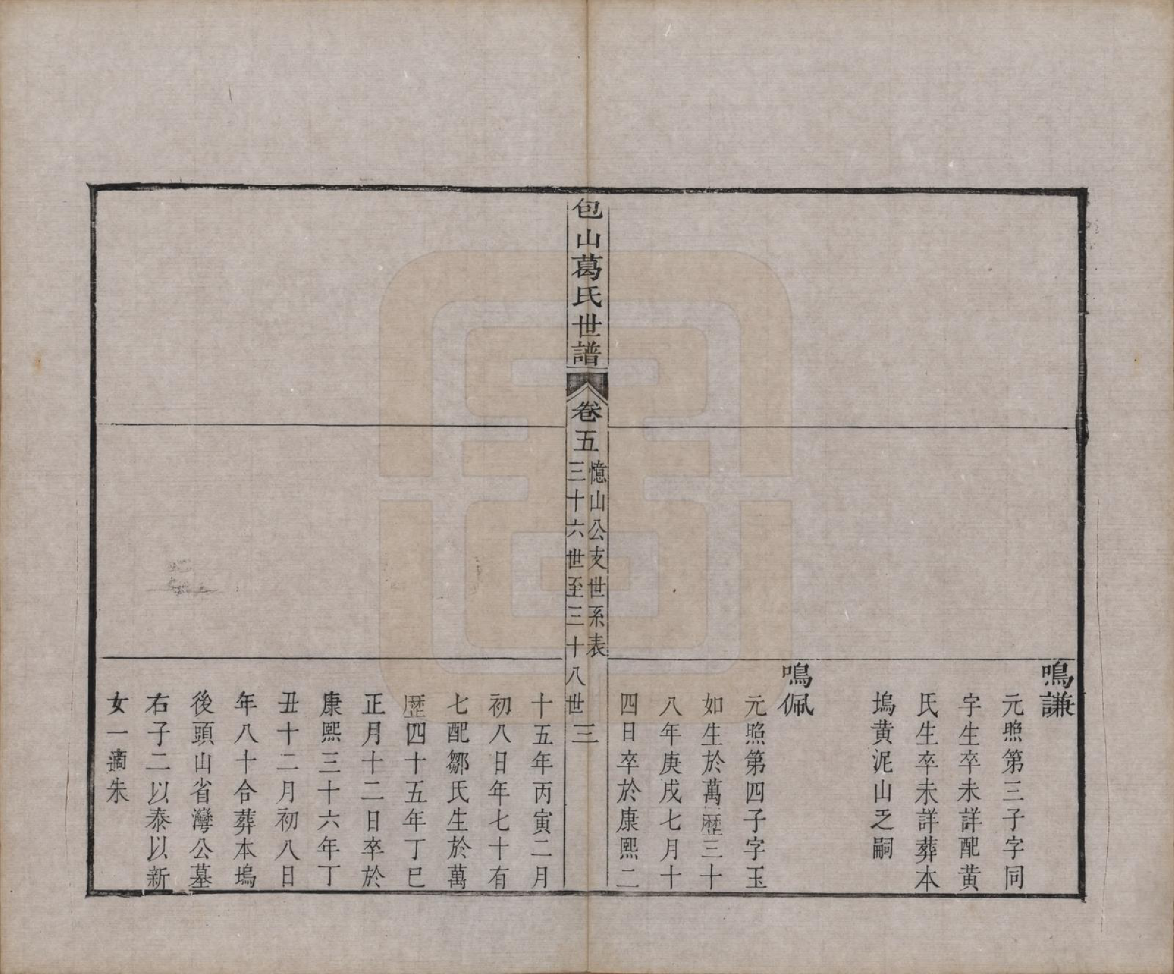 GTJP0396.葛.江苏吴县.五修包山葛氏世谱十卷.清道光二十七年（1847）_005.pdf_第3页