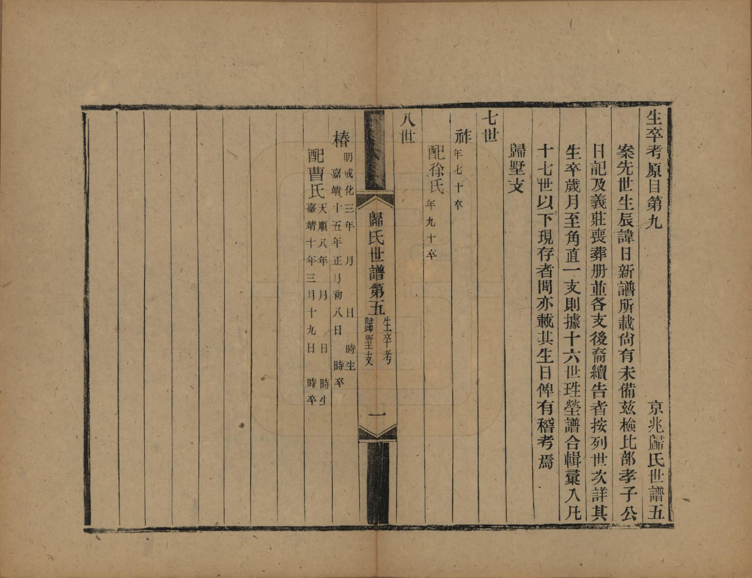 GTJP0441.归.江苏常熟.京兆归氏世谱十二卷补不分卷.民国二年（1913）_005.pdf_第2页