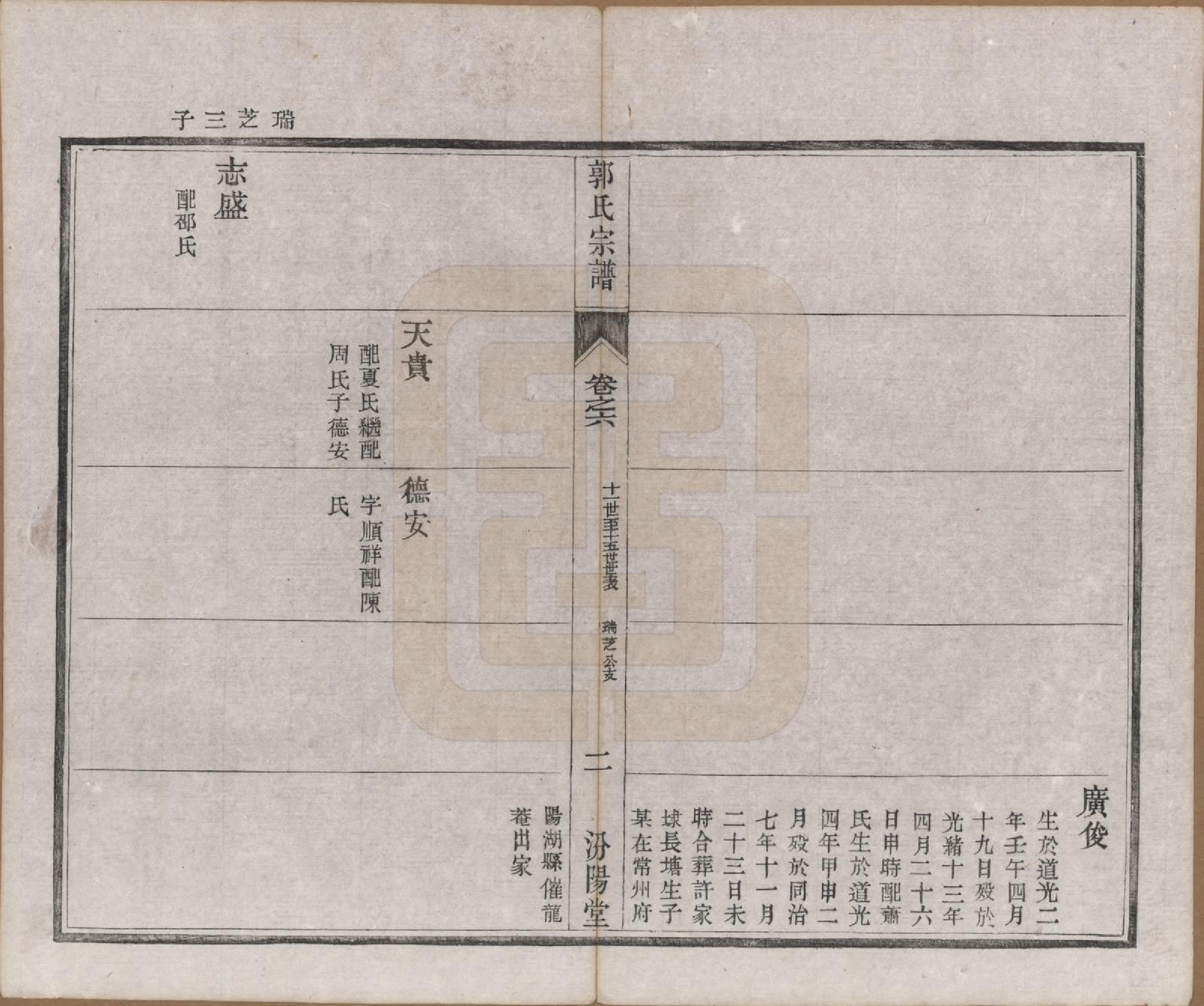 GTJP0458.郭.江苏如皋.雉水郭氏宗谱二十三卷.清光绪三十一年（1905）_006.pdf_第2页