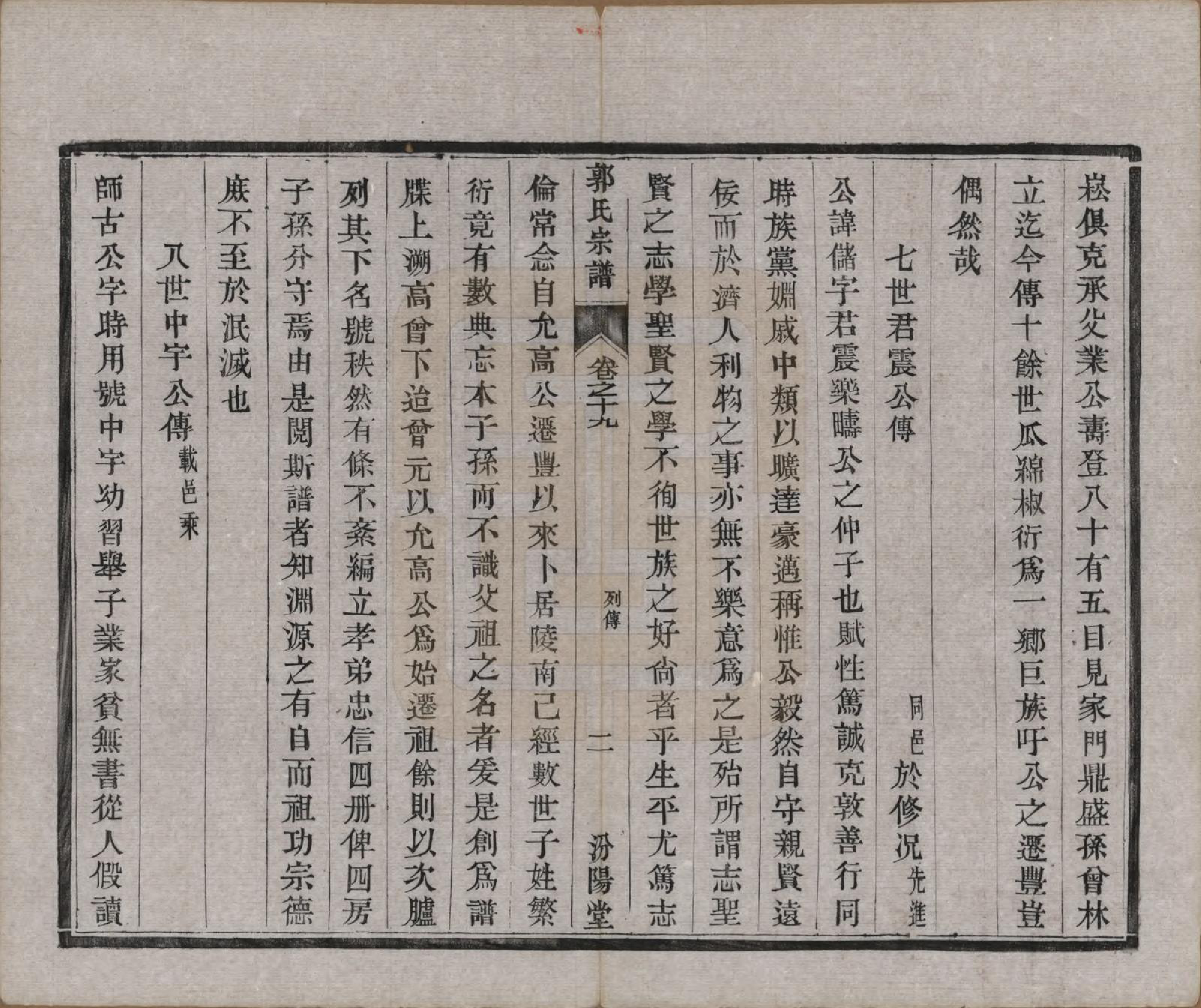 GTJP0458.郭.江苏如皋.雉水郭氏宗谱二十三卷.清光绪三十一年（1905）_019.pdf_第2页