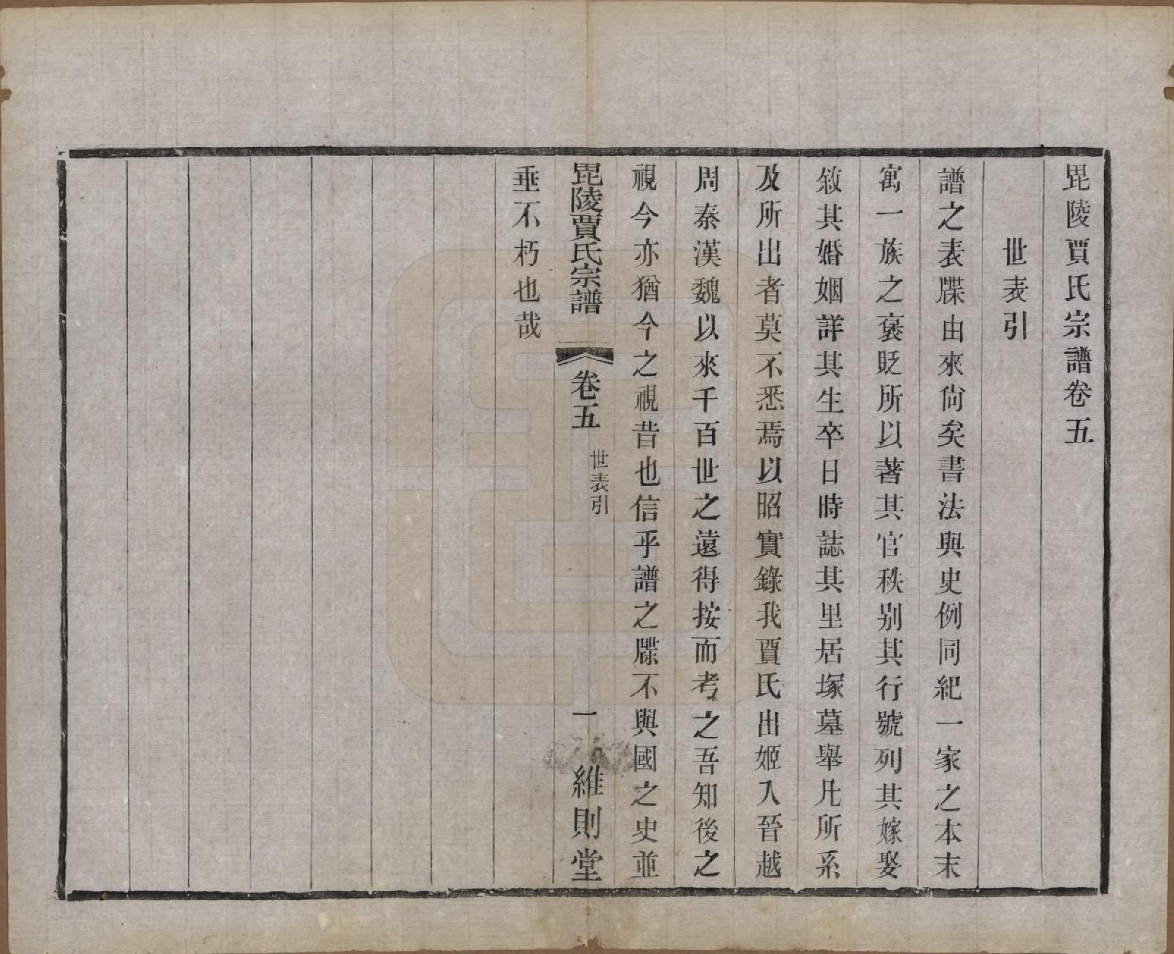 GTJP0656.贾.江苏毗陵.毗陵贾氏宗谱十卷.民国四年（1915）_005.pdf_第1页