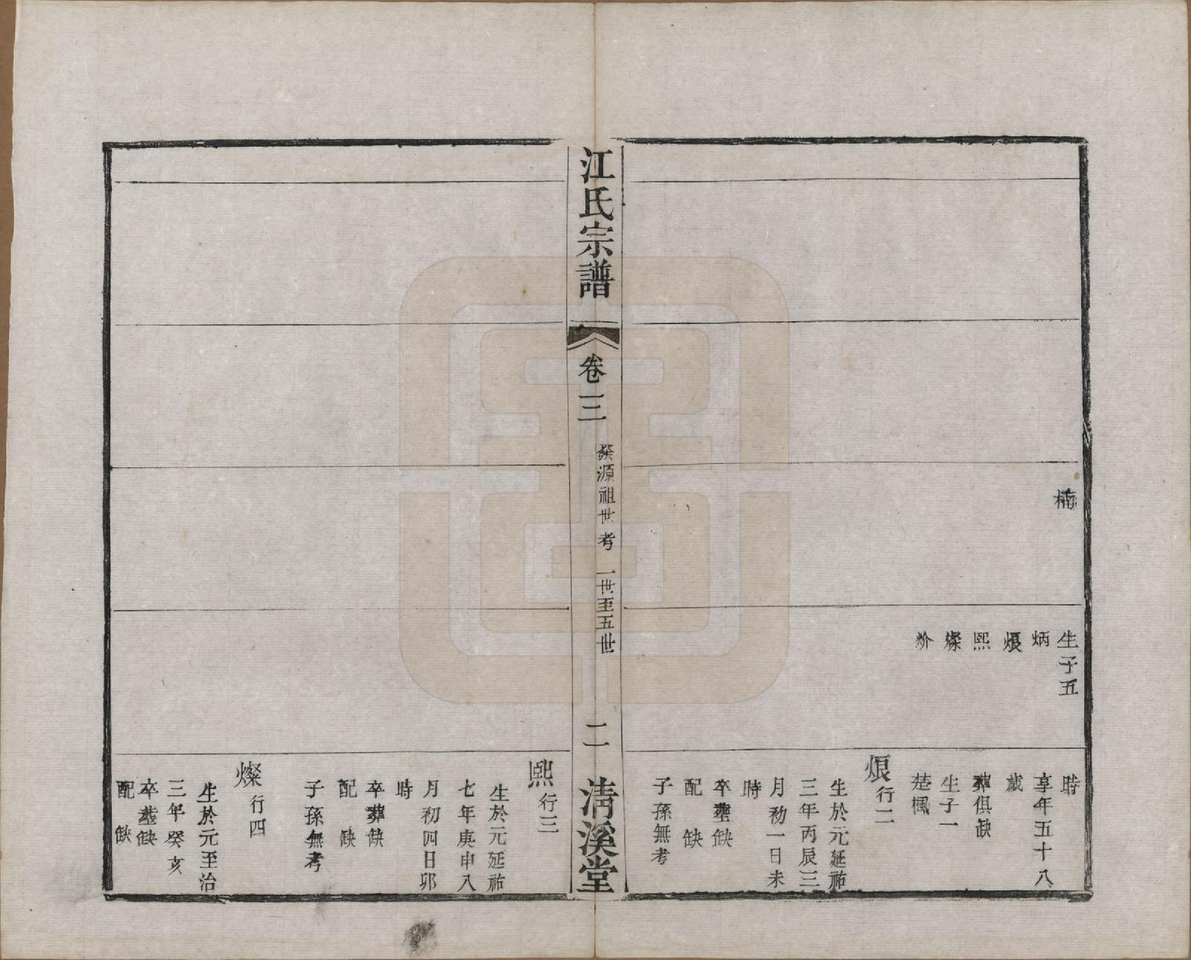 GTJP0673.江.江苏武进.江氏宗谱十二卷.清道光二十三年（1843）_003.pdf_第2页