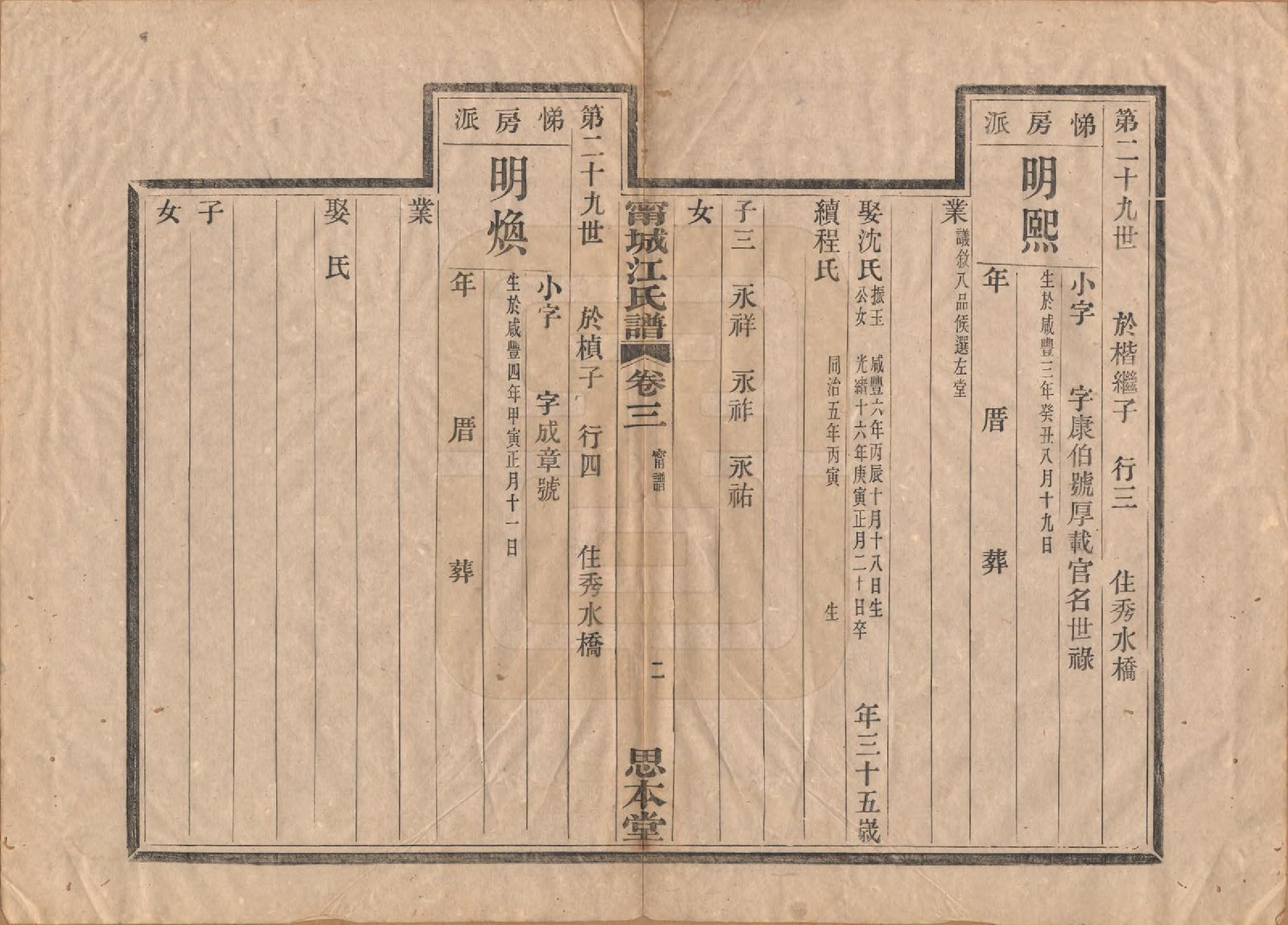 GTJP0676.江.江苏宁城.宁城江氏家乘四卷.清光绪二十五年（1899）_003.pdf_第2页