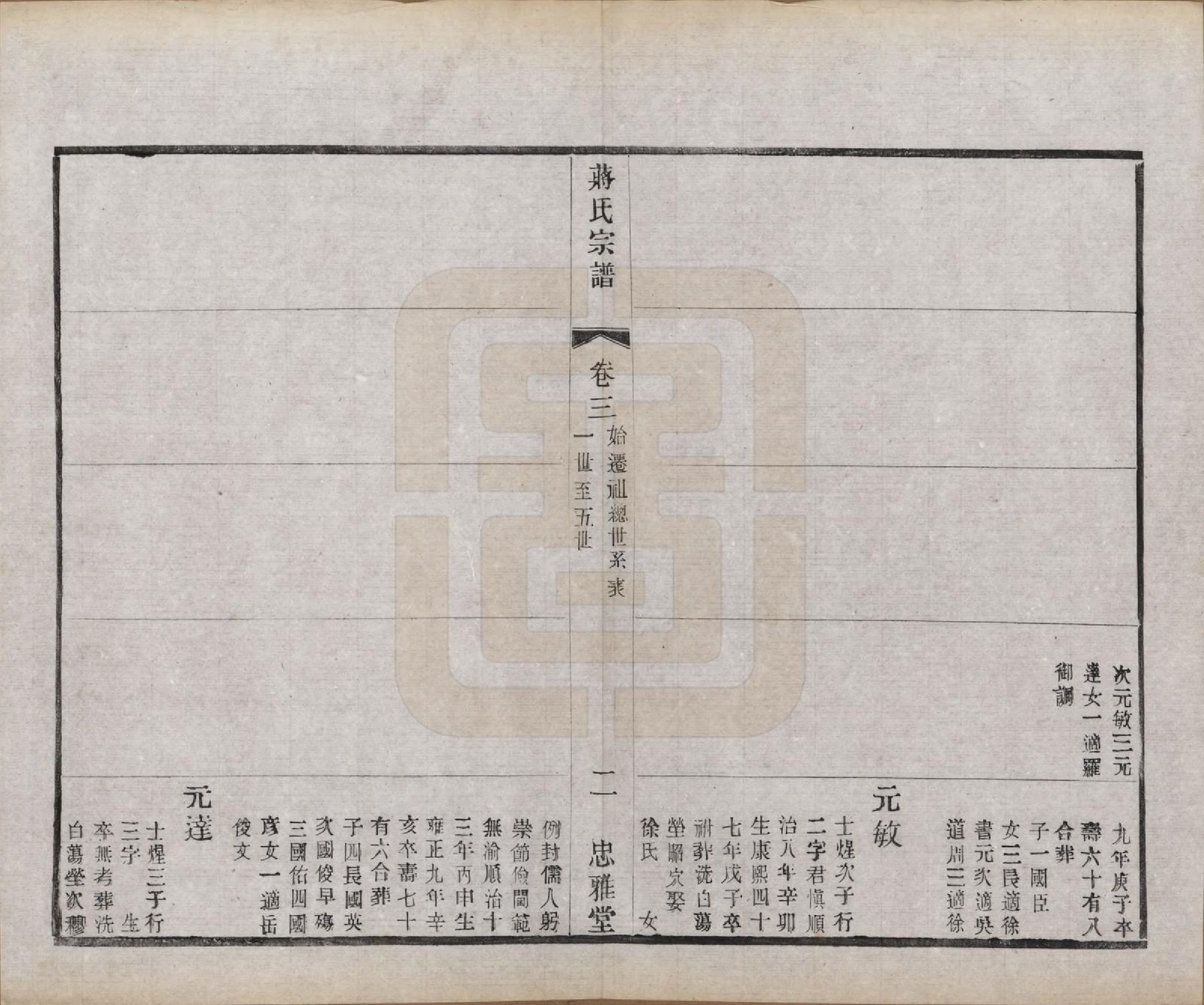 GTJP0694.蒋.江苏武进.蒋氏宗谱八卷.民国三十七年（1948）_003.pdf_第2页