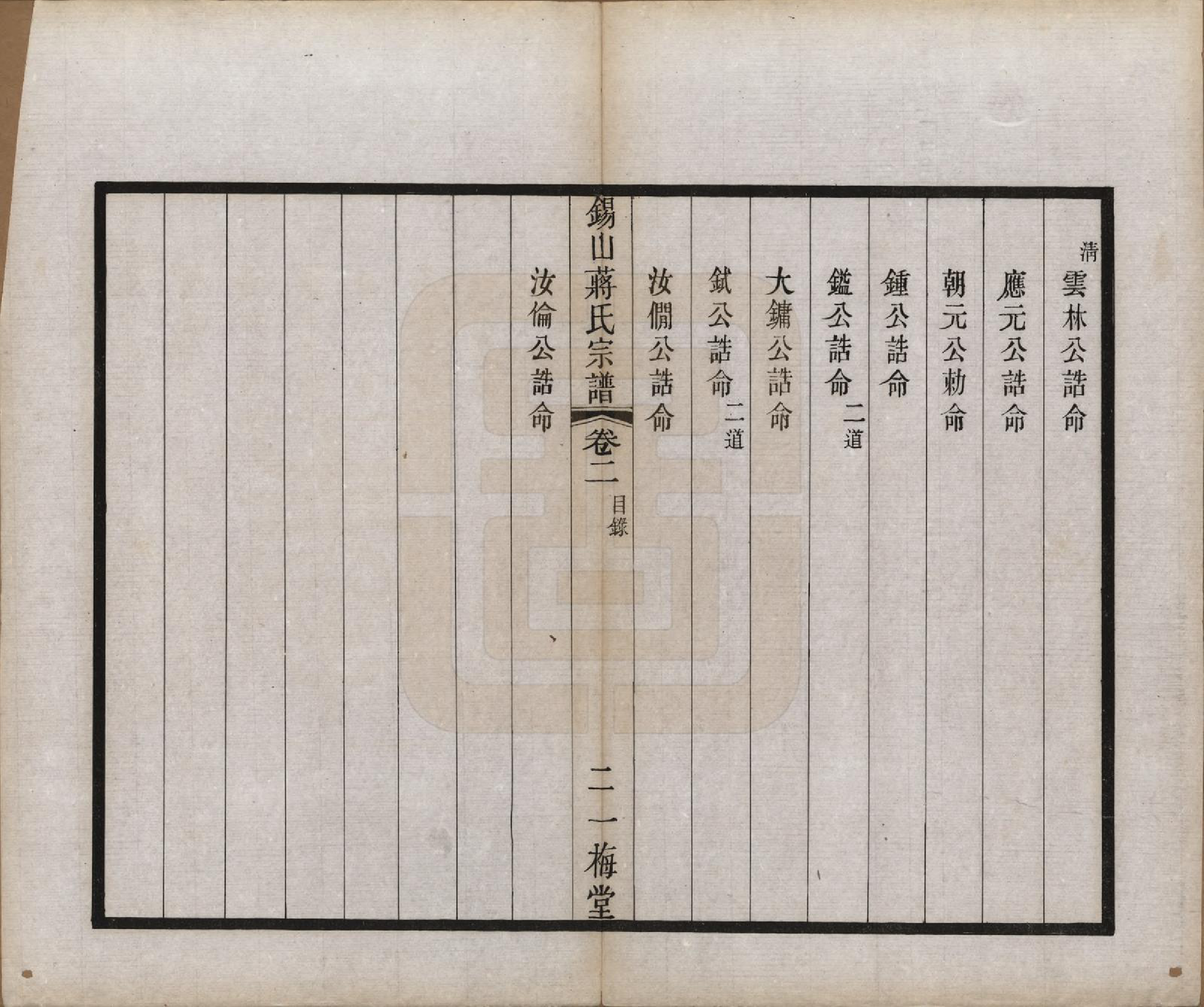 GTJP0697.蒋.江苏无锡.锡山蒋氏宗谱三十卷首一卷.民国十一年（1922）_002.pdf_第3页