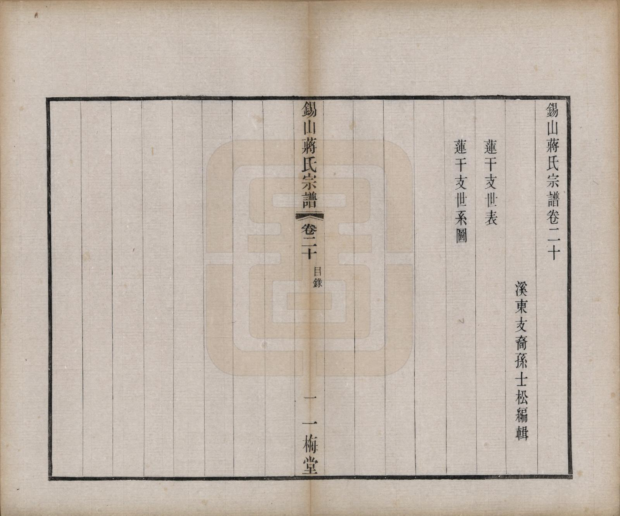 GTJP0697.蒋.江苏无锡.锡山蒋氏宗谱三十卷首一卷.民国十一年（1922）_020.pdf_第2页