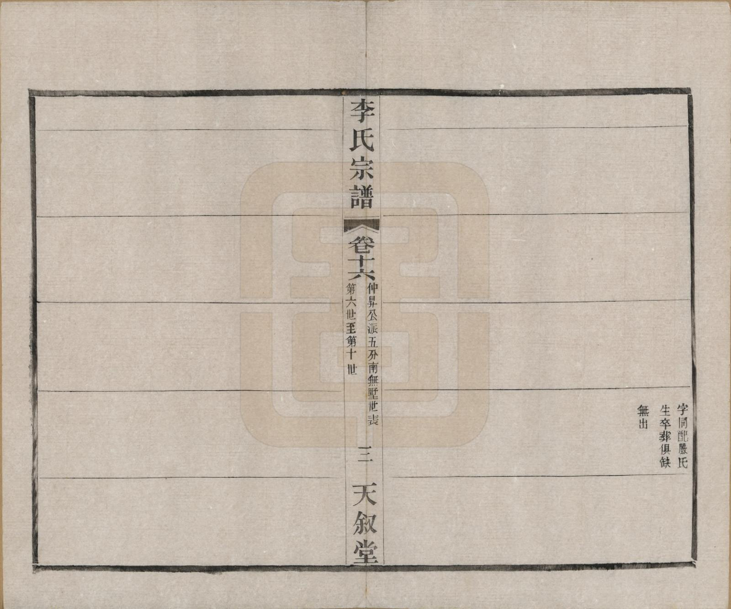 GTJP0808.李.江苏常州.莘村李氏宗谱十六卷.民国二十六年（1937）_016.pdf_第3页