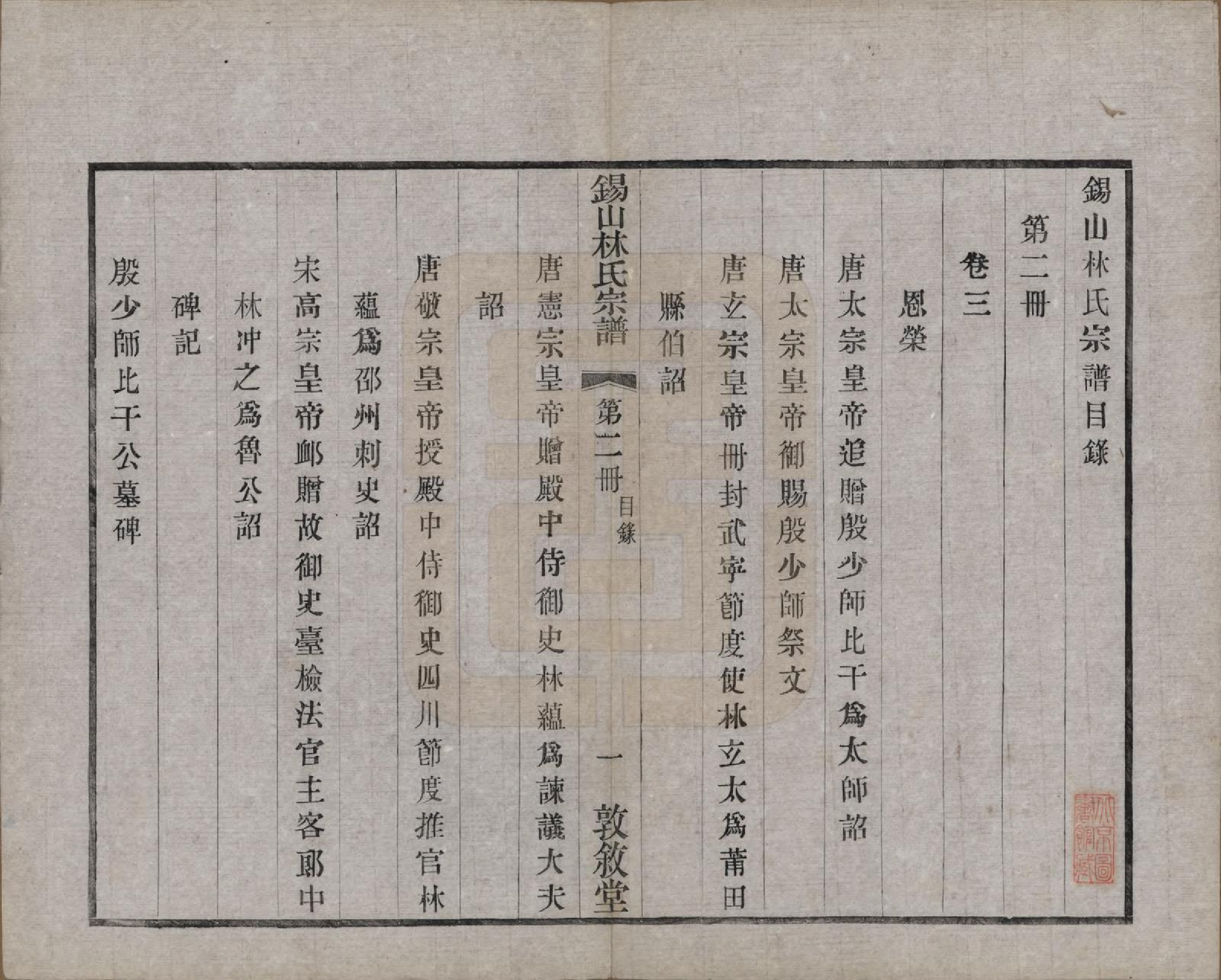 GTJP0893.林.江苏无锡.锡山林氏宗谱二十四卷.民国十五年（1926）_003.pdf_第2页