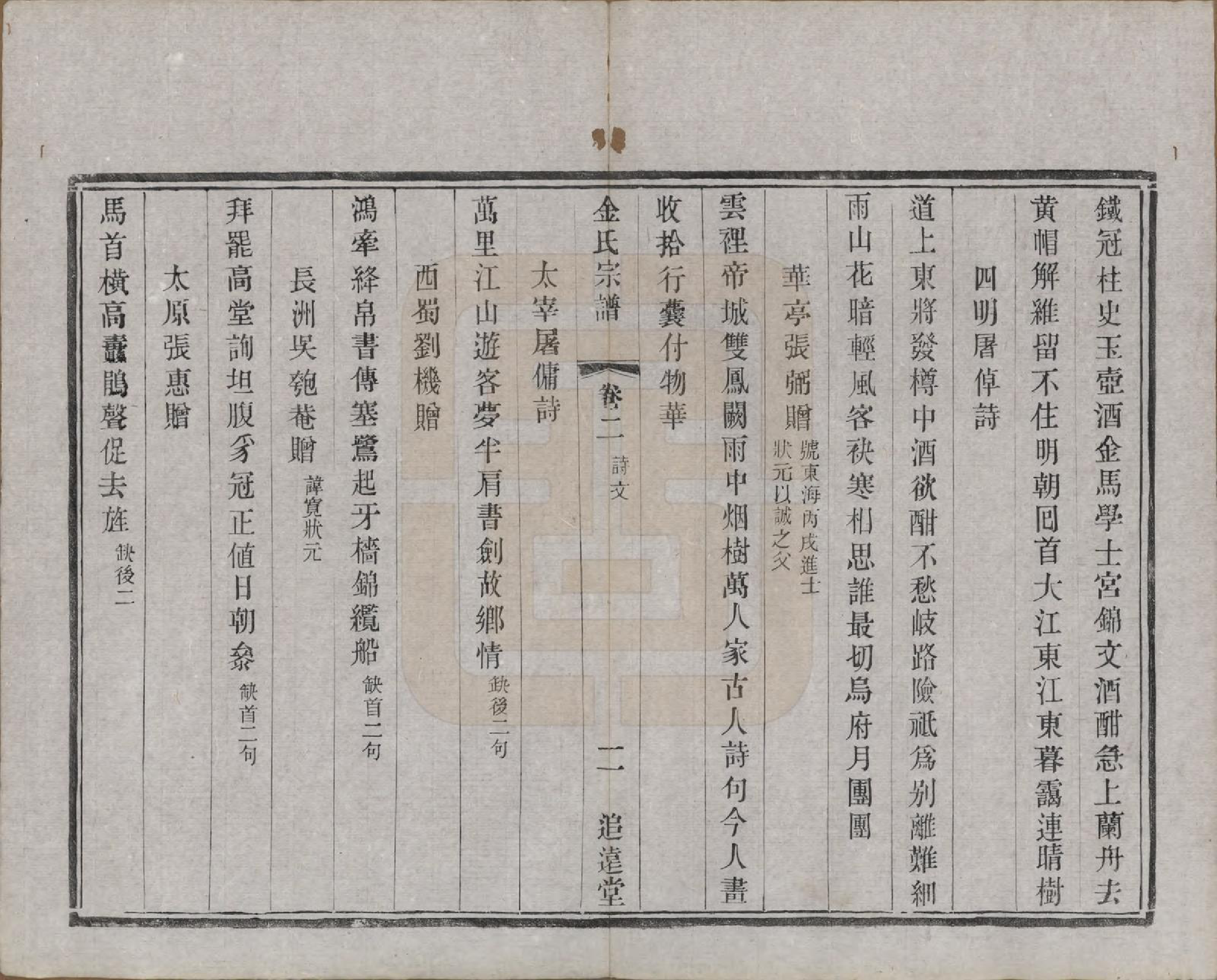 GTJP0723.金.江苏常州.毘陵金氏宗谱八卷.清光绪二十一年（1895）_002.pdf_第2页