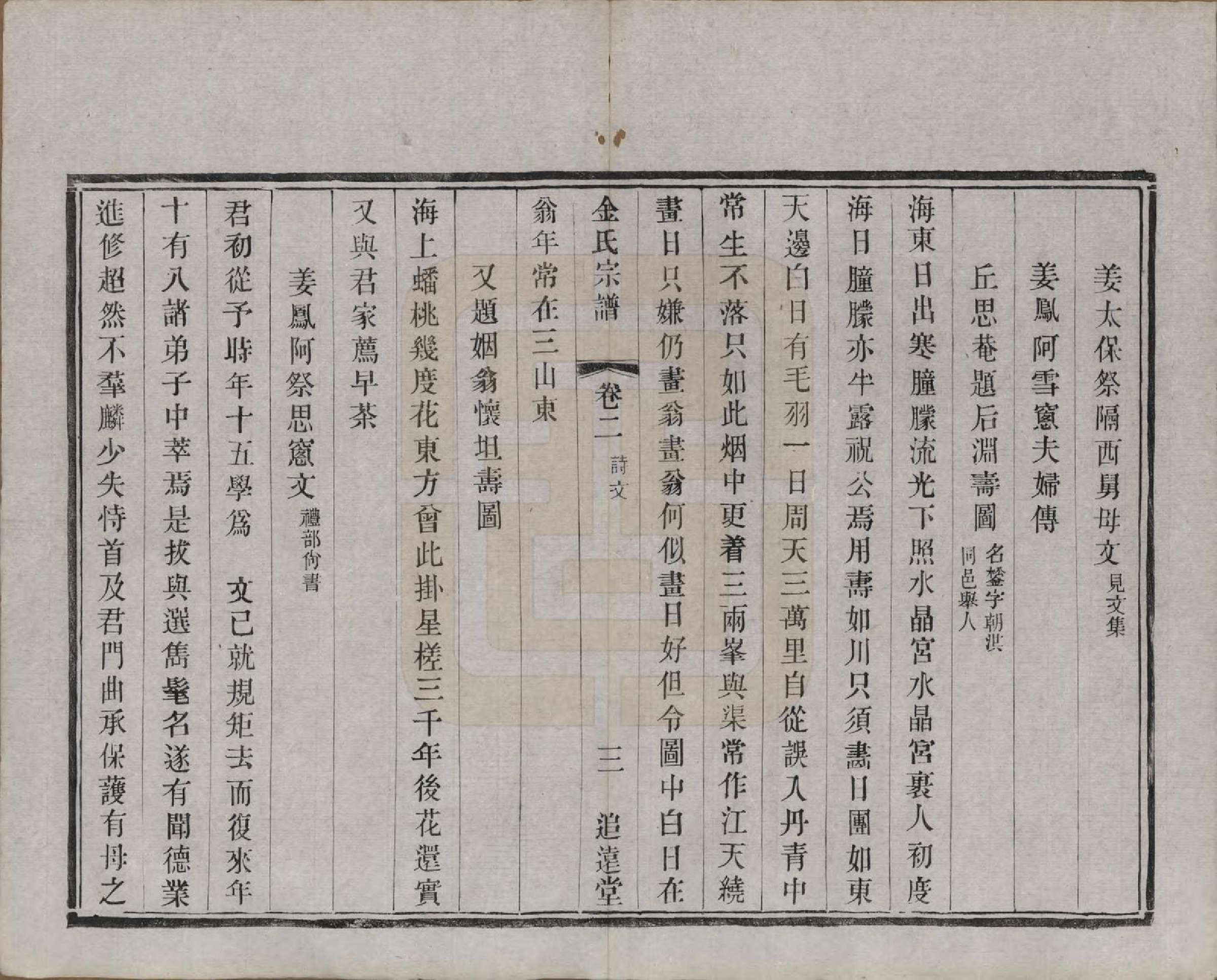 GTJP0723.金.江苏常州.毘陵金氏宗谱八卷.清光绪二十一年（1895）_002.pdf_第3页