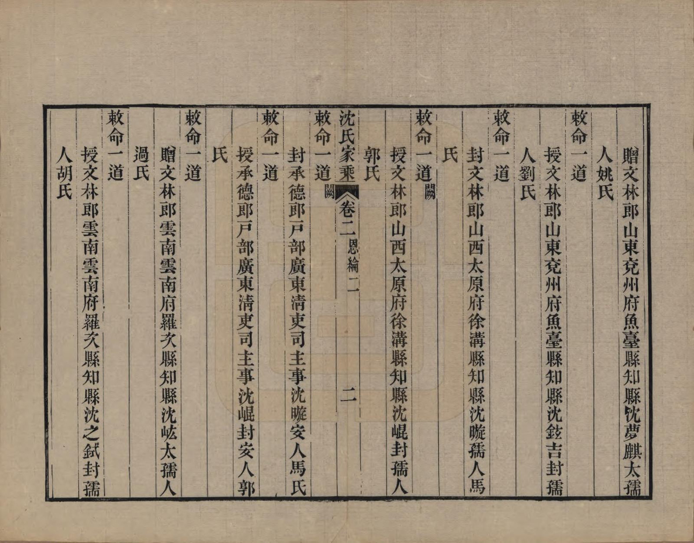 GTJP1285.沈.浙江平湖.清溪沈氏家乘二十卷.清光绪十二年（1886）_002.pdf_第2页